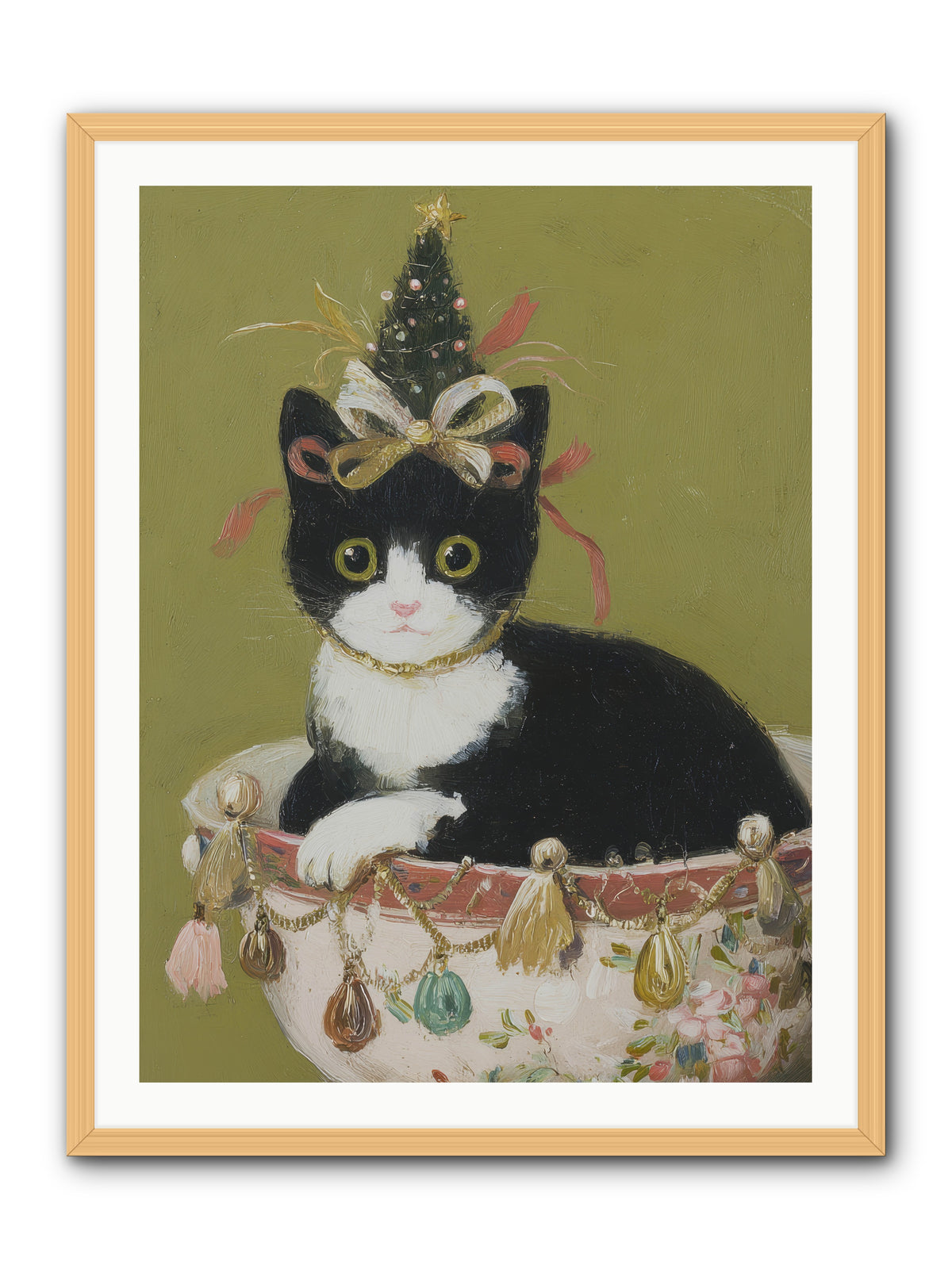 The Tinsel Bandit -- Framed Print - Natural 30x40