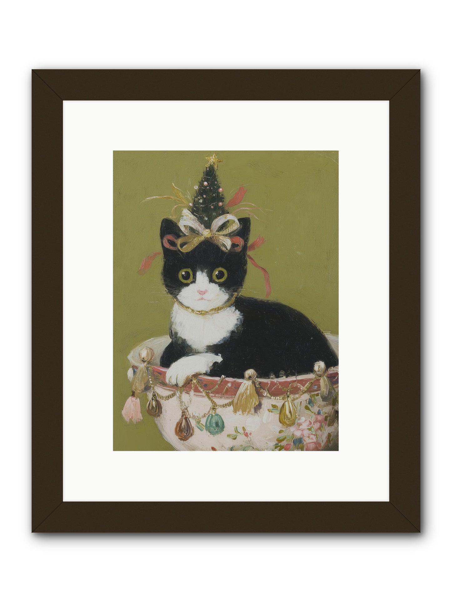 The Tinsel Bandit -- Framed Print - Black 9x12