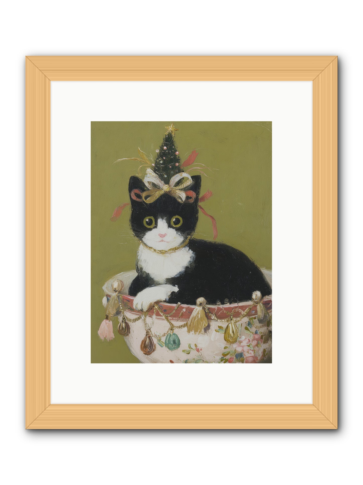 The Tinsel Bandit -- Framed Print - Natural 9x12