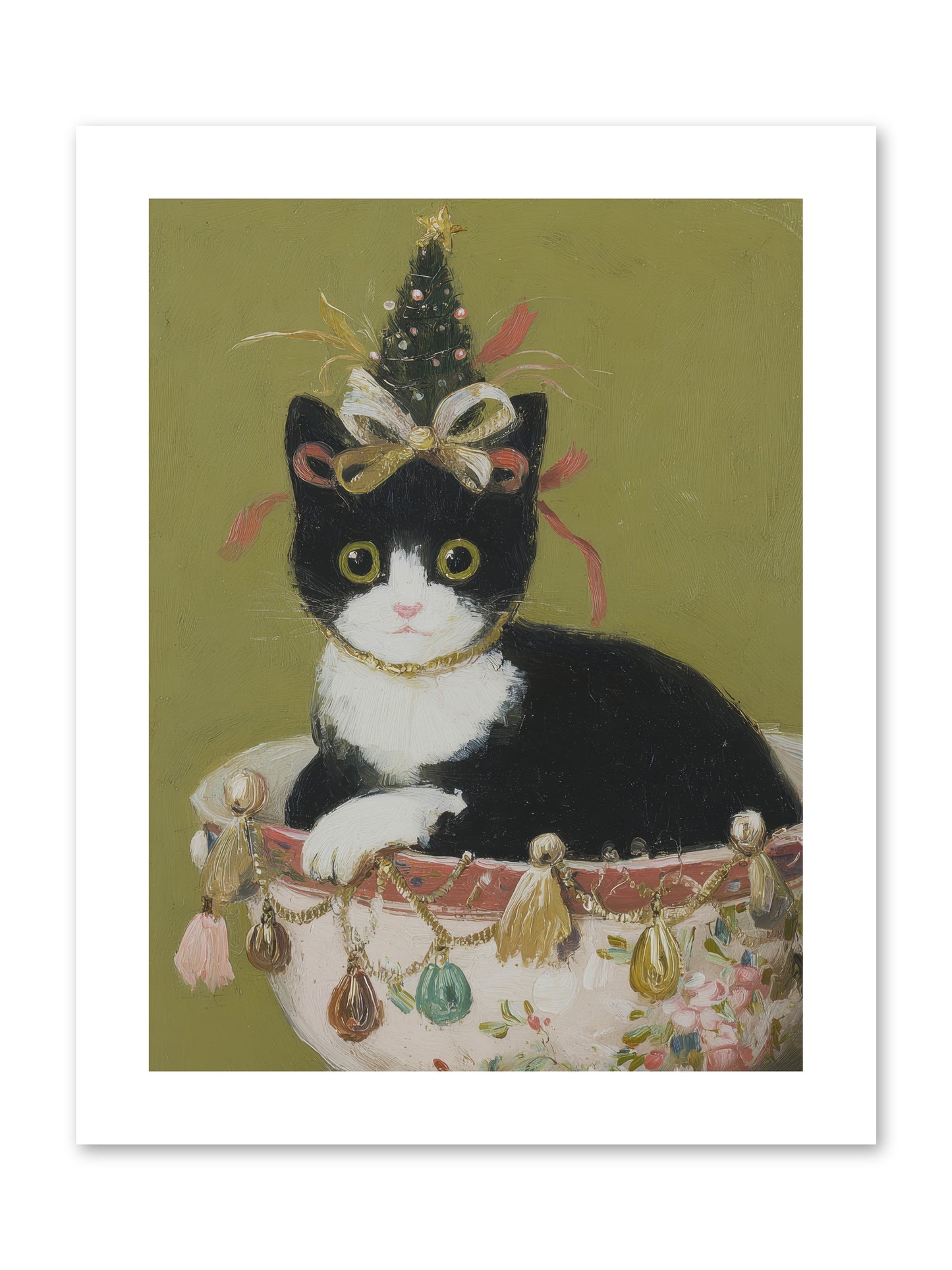 The Tinsel Bandit -- Paper Print 9x12