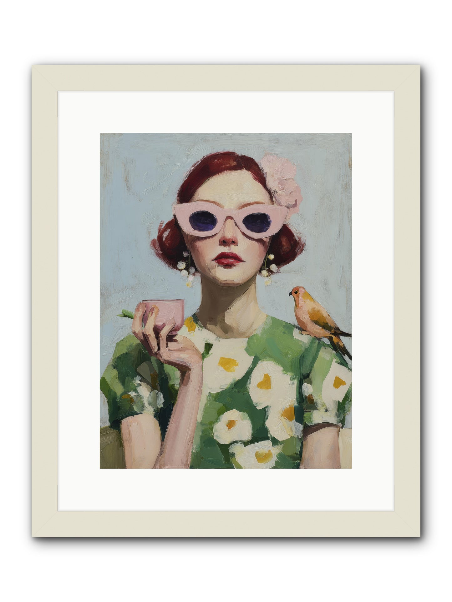 The Transformation -- Framed Print - White 12x16