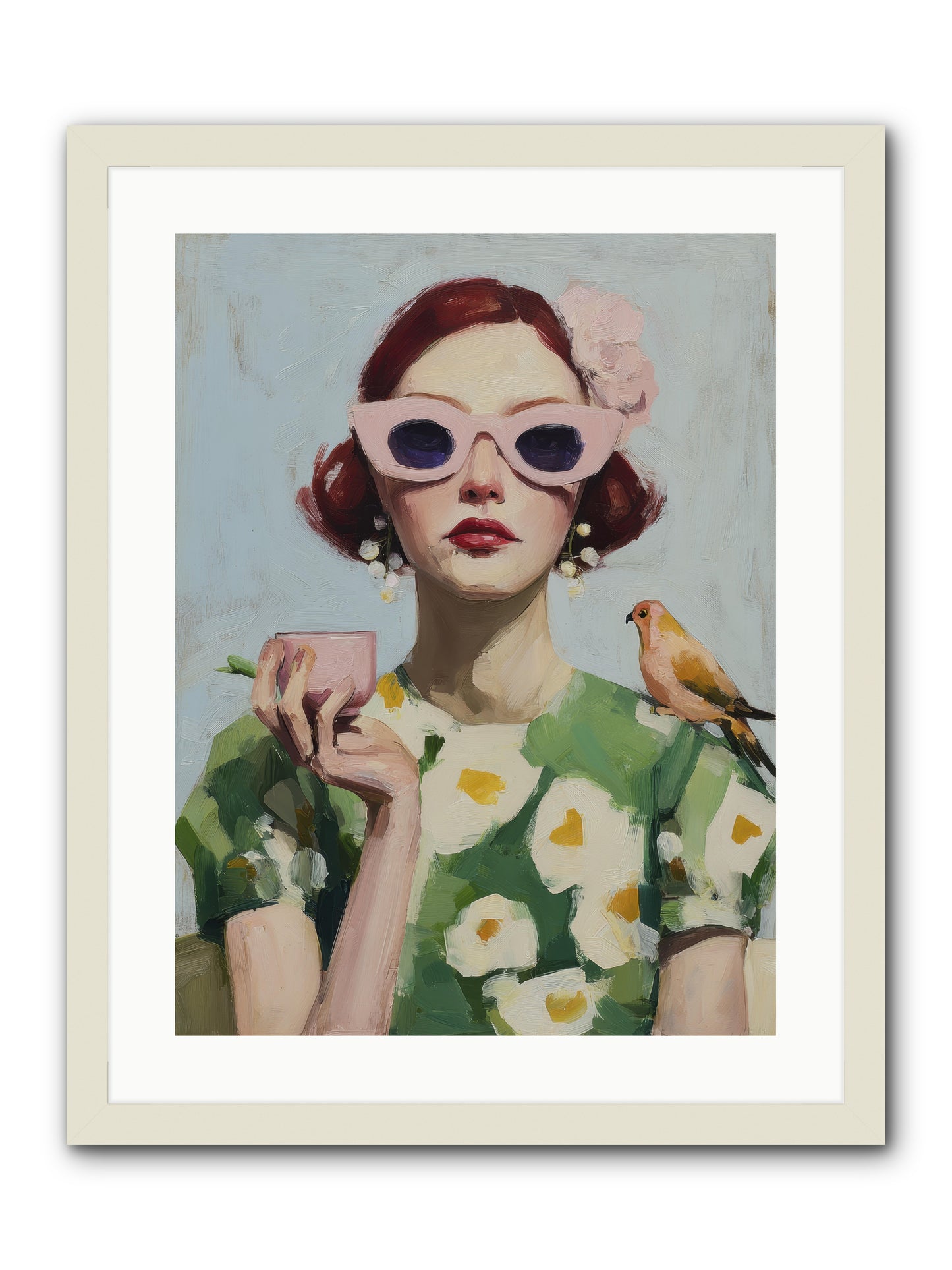 The Transformation -- Framed Print - White 18x24