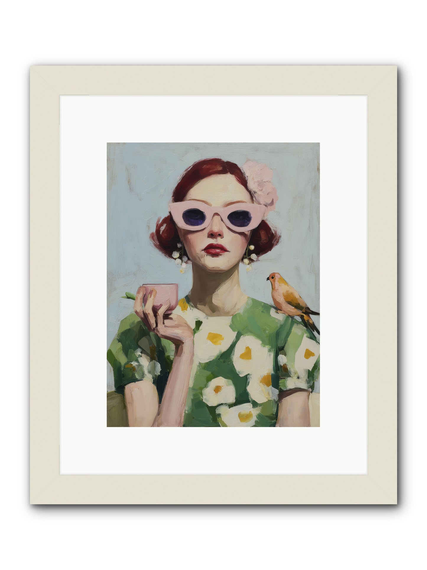 The Transformation -- Framed Print - White 9x12
