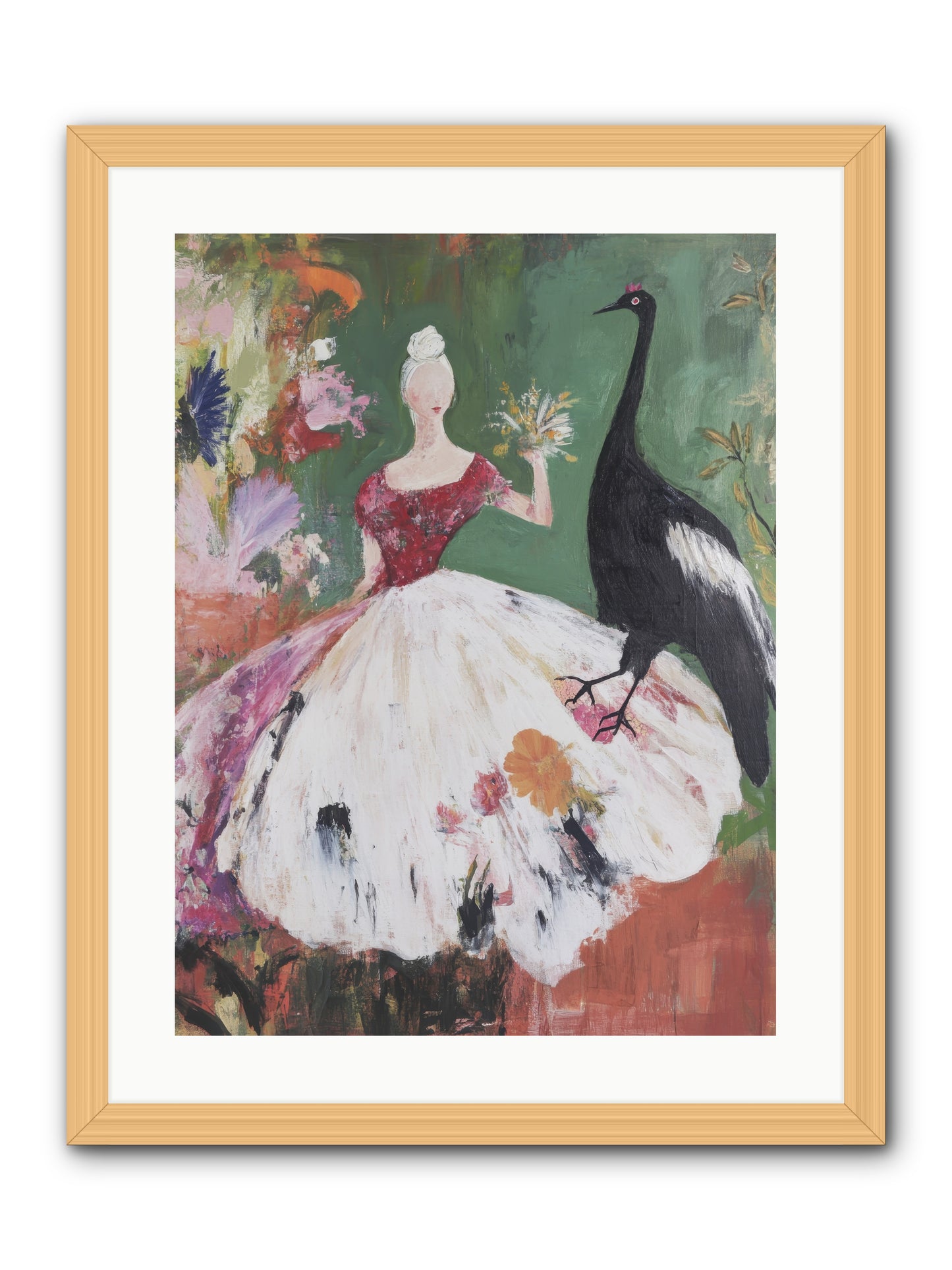 The Treasury Of Wonder -- Framed Print - Natural 18x24