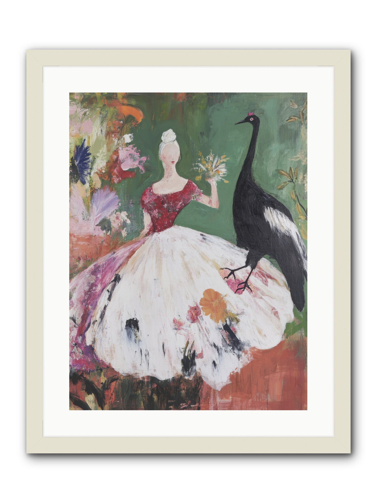 The Treasury Of Wonder -- Framed Print - White 18x24