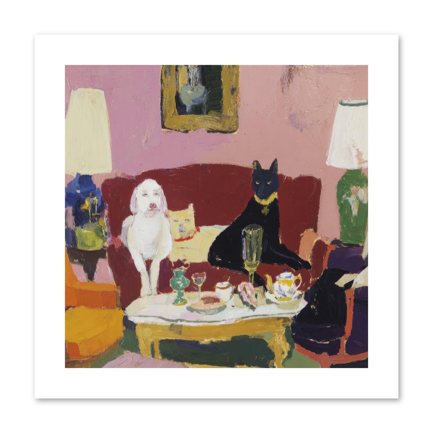The Truce -- Loose Canvas Print 10x10