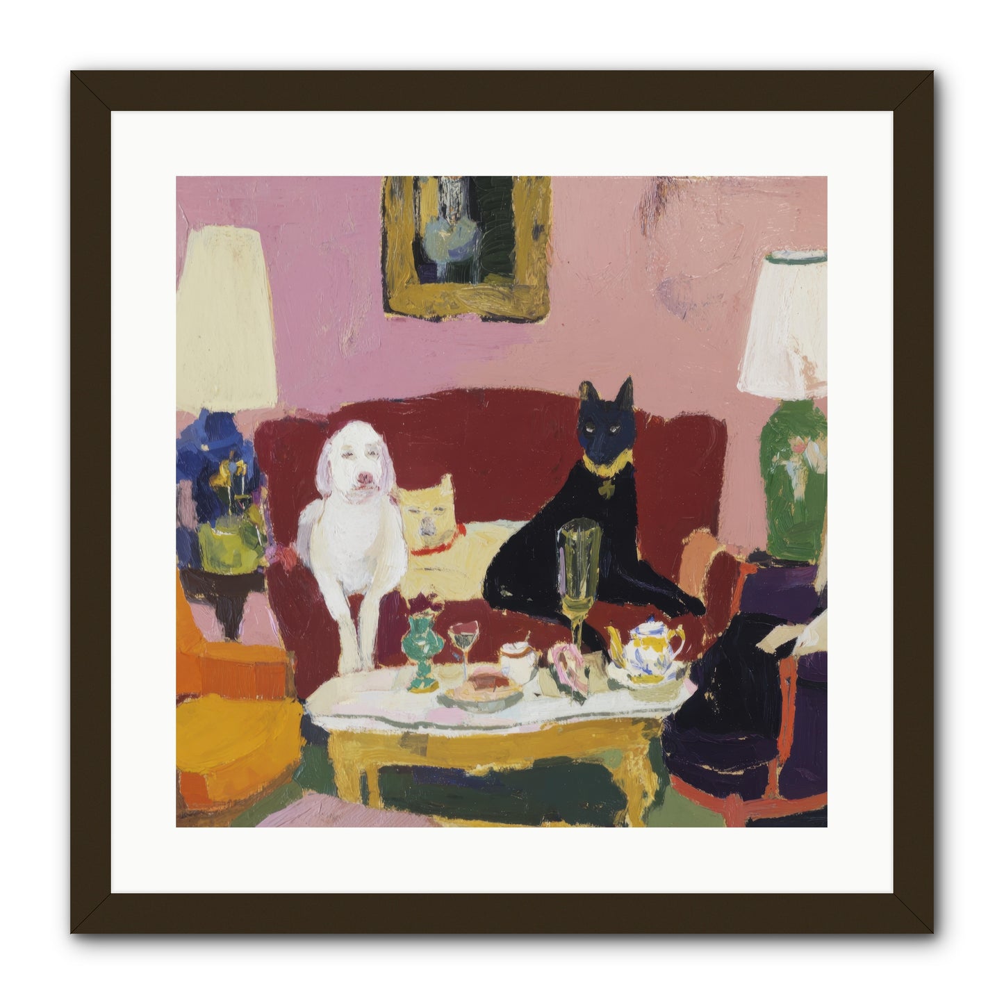 The Truce -- Framed Print - Black 20x20