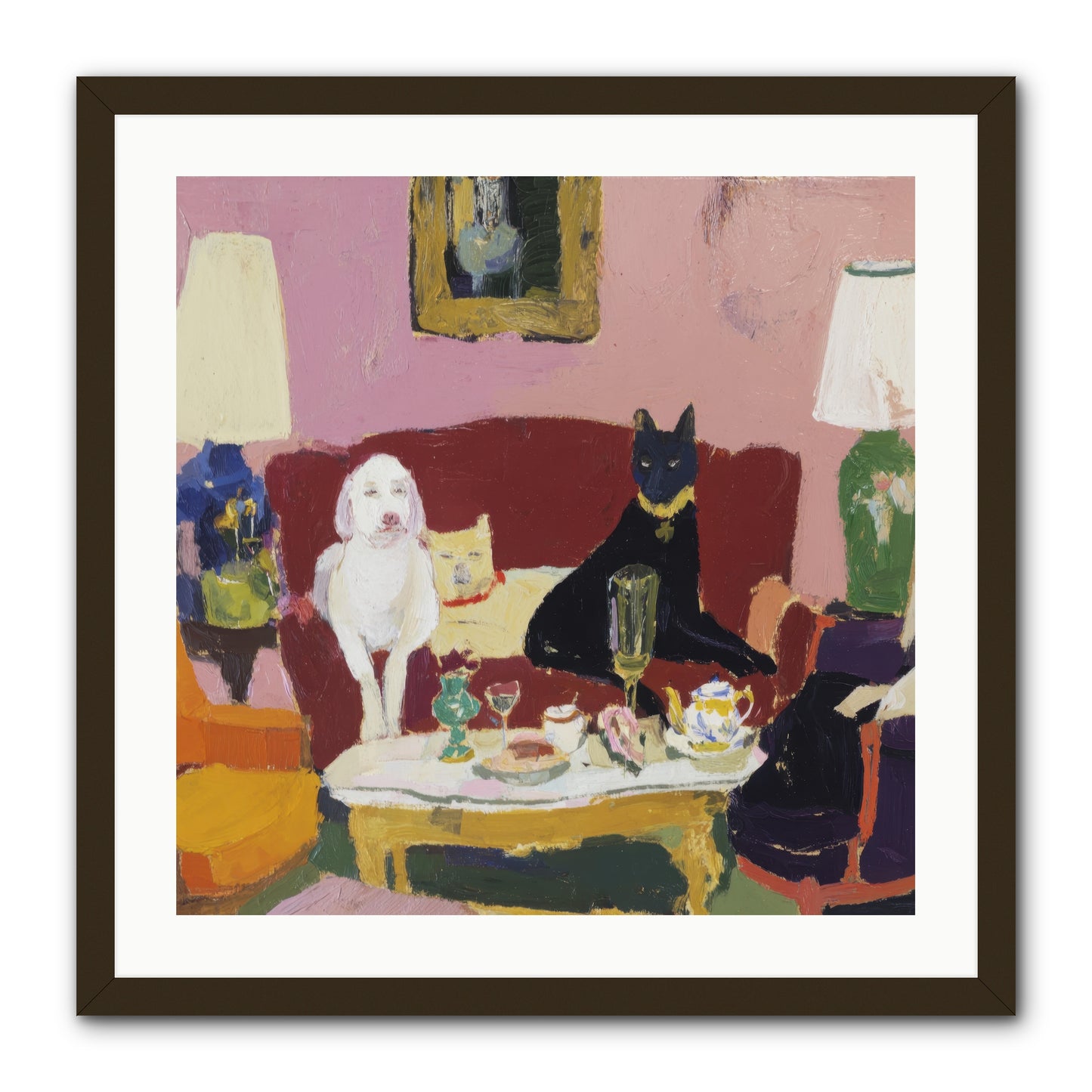 The Truce -- Framed Print - Black 24x24