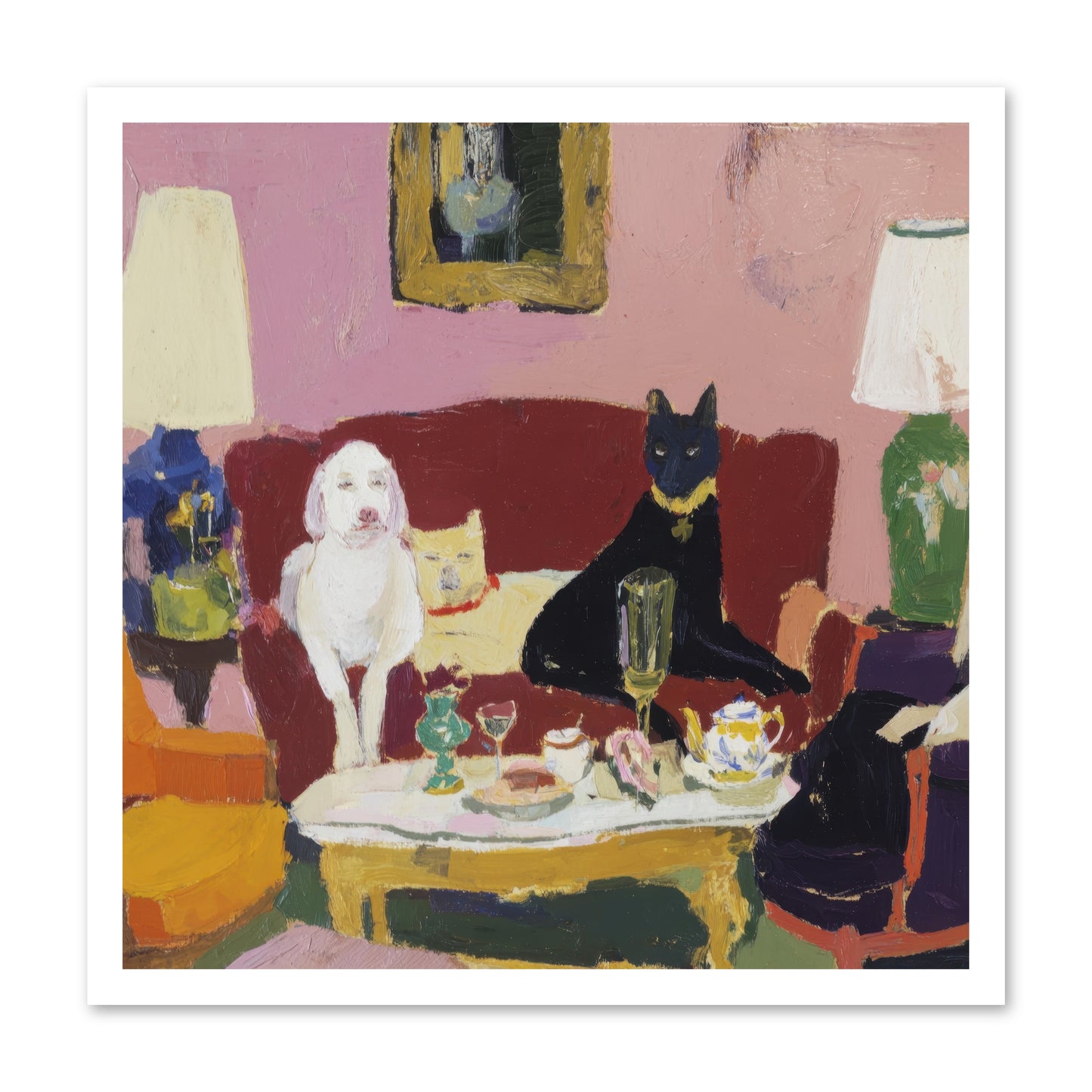The Truce -- Loose Canvas Print 24x24