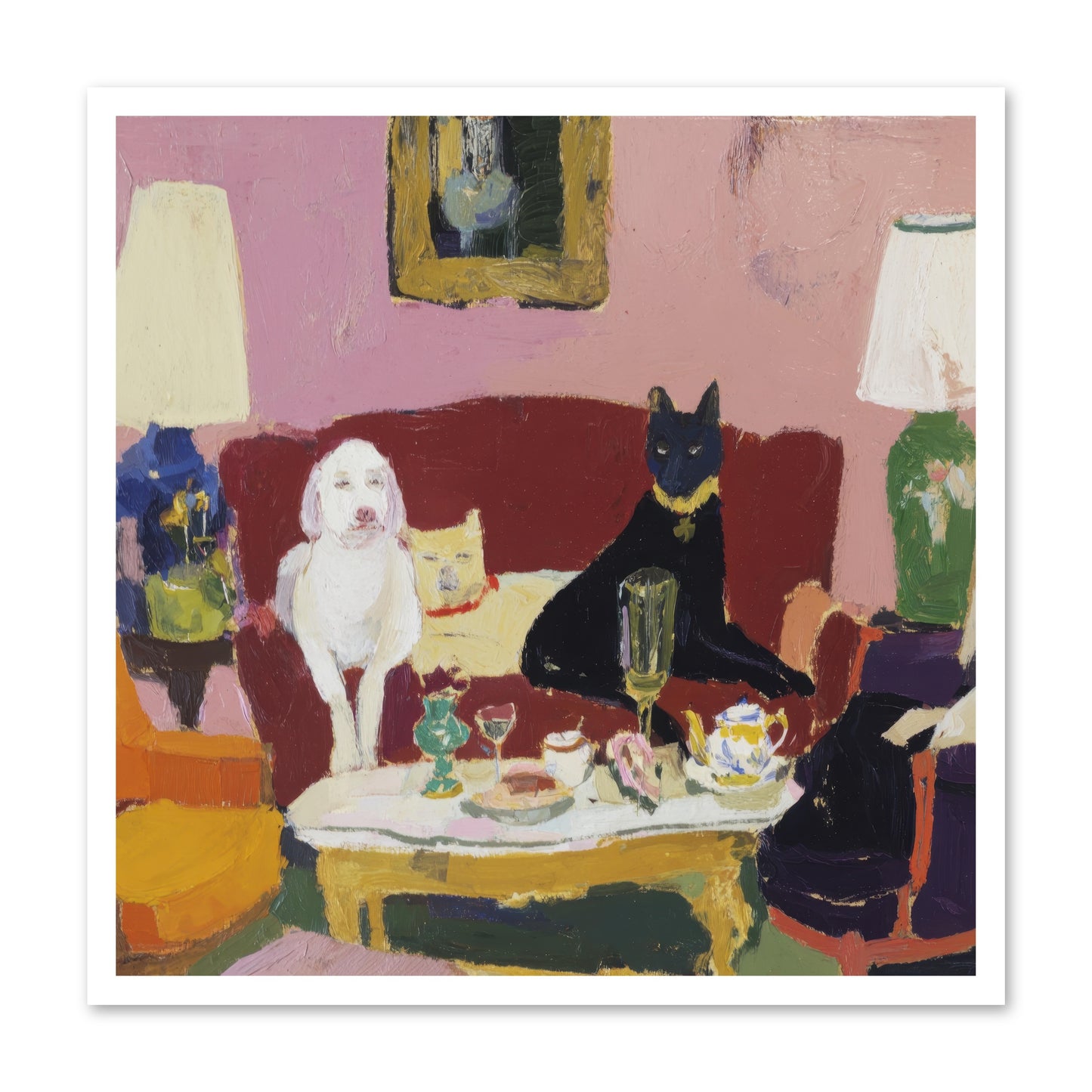 The Truce -- Loose Canvas Print 30x30