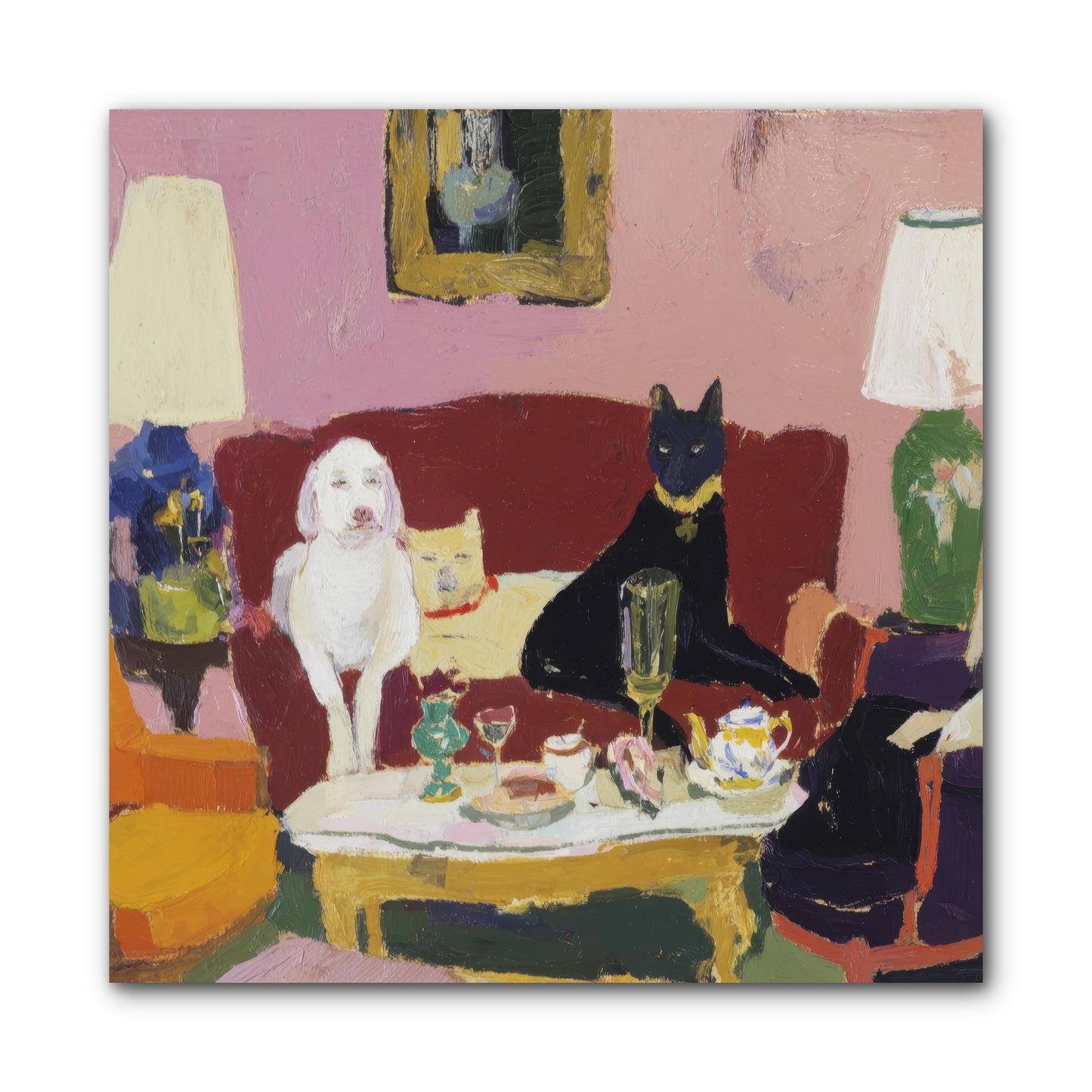 The Truce -- Wrapped Canvas 10x10