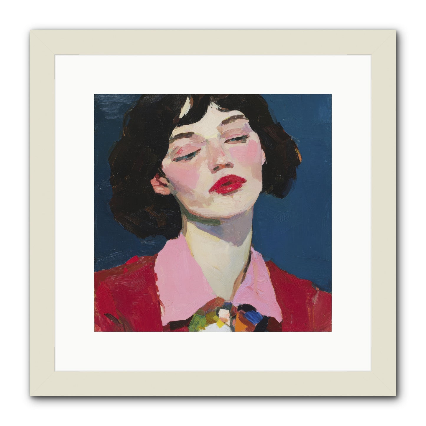 The Unapologetic Hour -- Framed Print - White 12x12