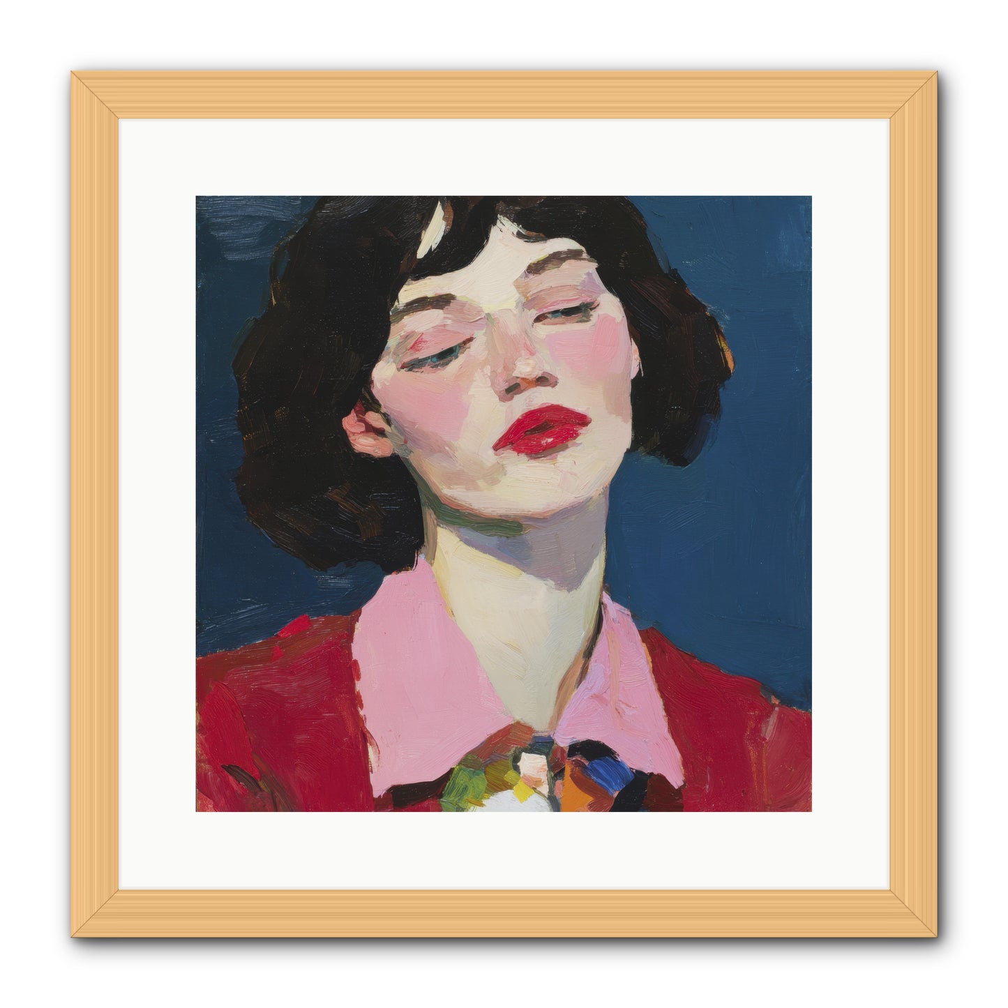 The Unapologetic Hour -- Framed Print - Natural 16x16