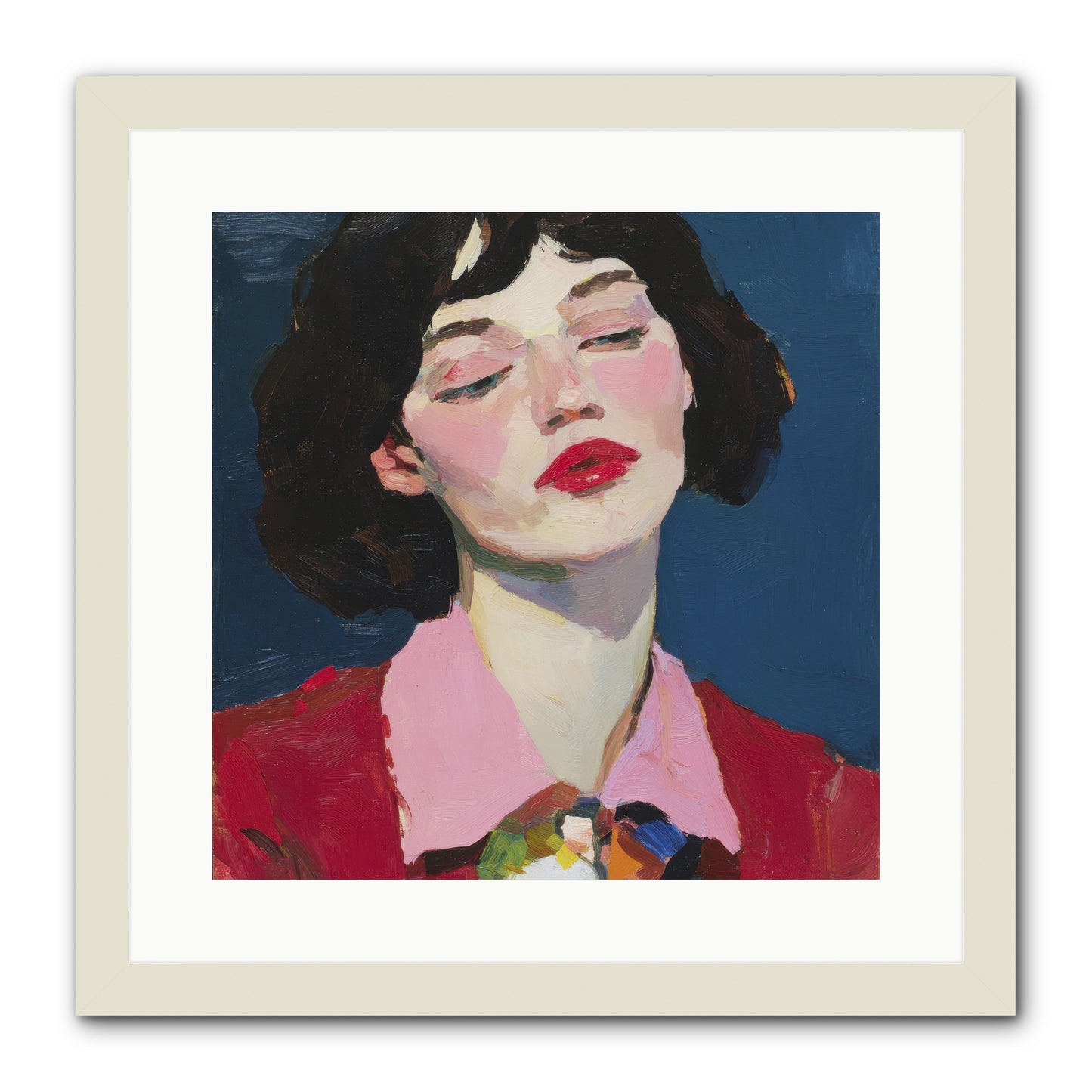 The Unapologetic Hour -- Framed Print - White 16x16