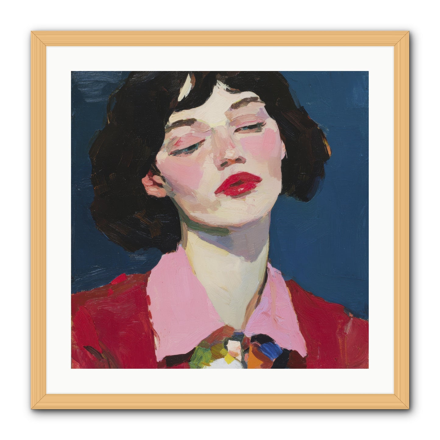 The Unapologetic Hour -- Framed Print - Natural 24x24