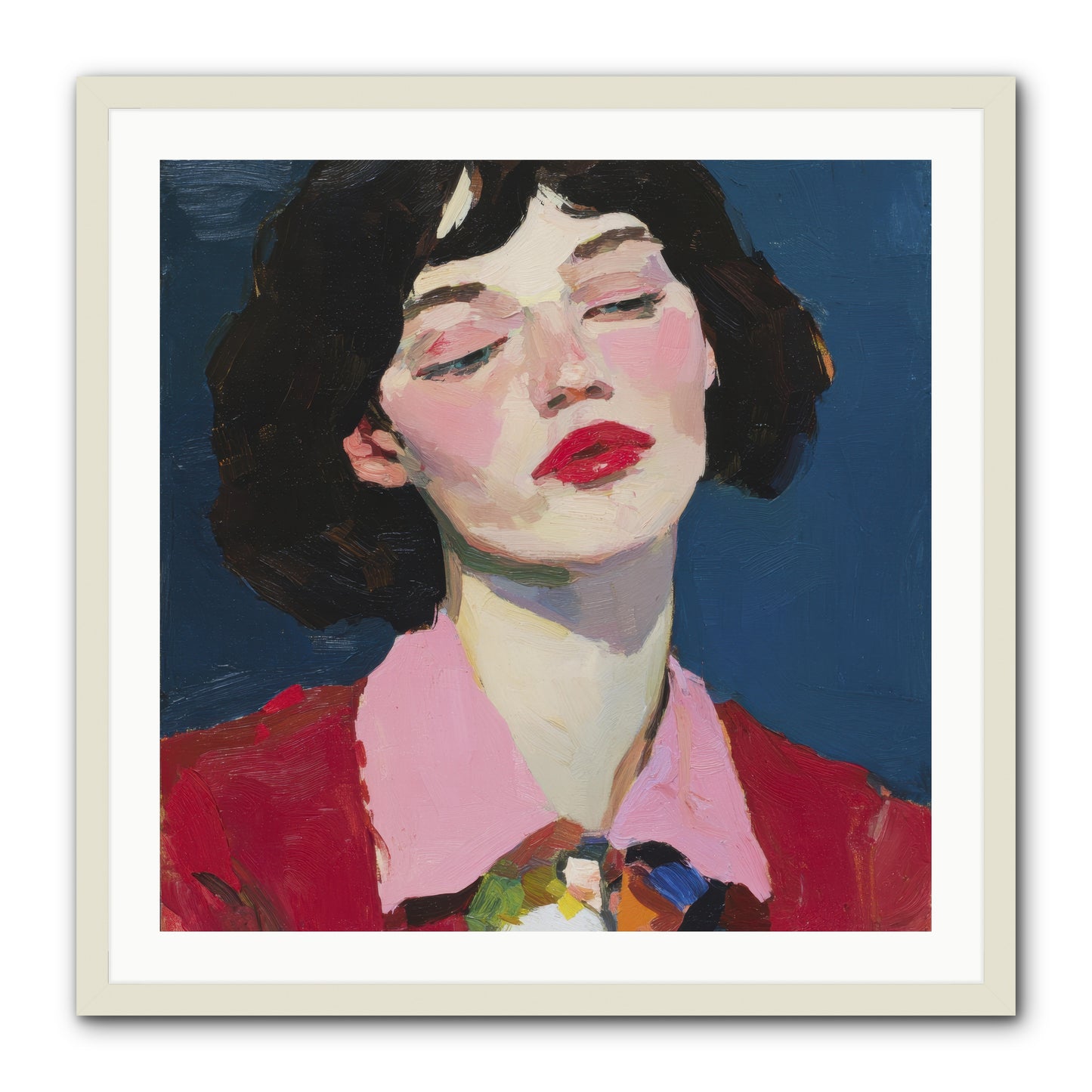 The Unapologetic Hour -- Framed Print - White 30x30