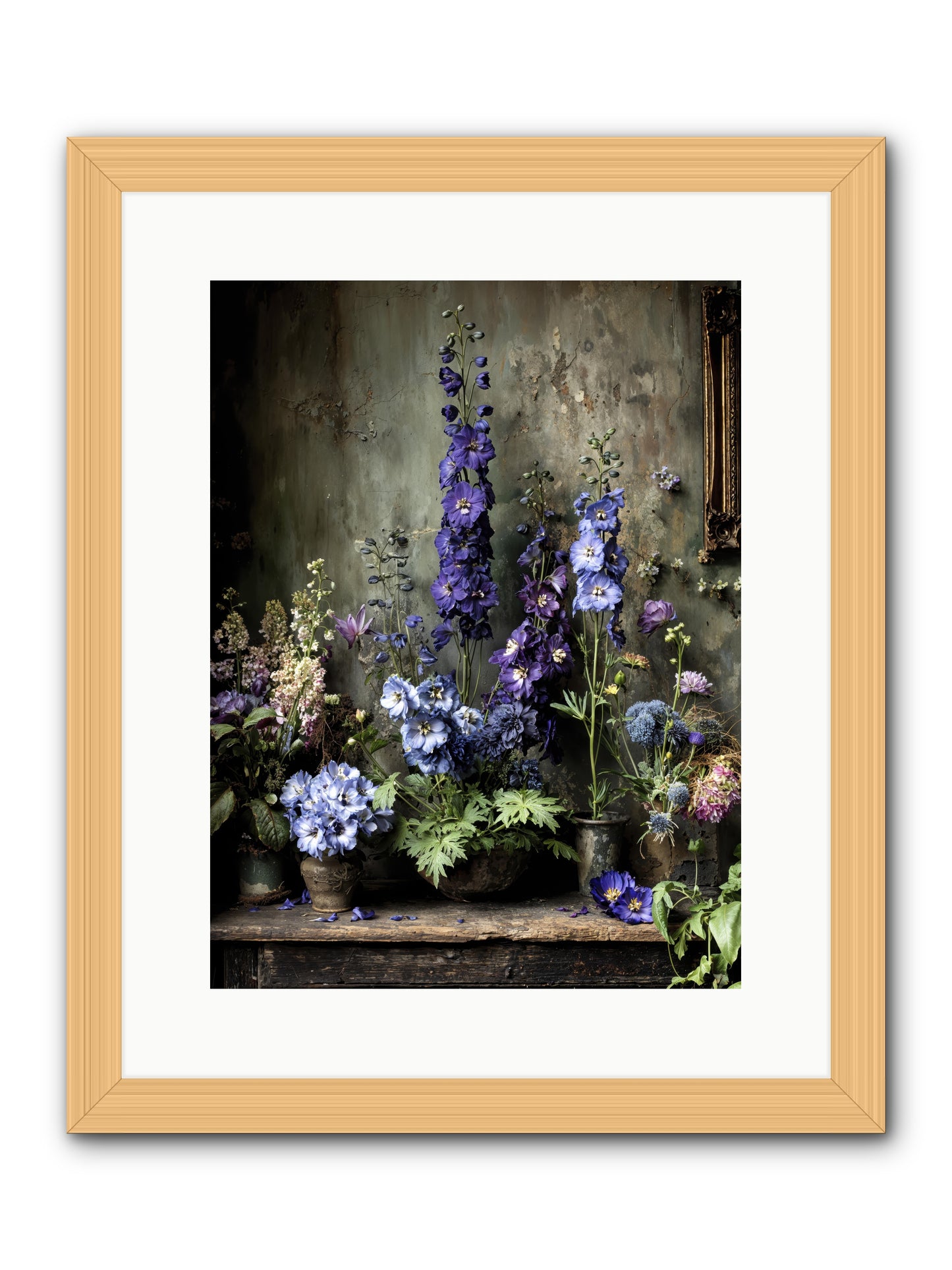 The Unending Horizon -- Framed Print - Natural 12x16