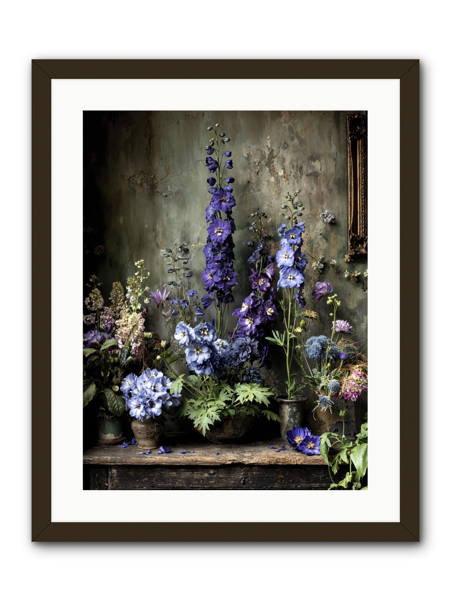 The Unending Horizon -- Framed Print - Black 18x24