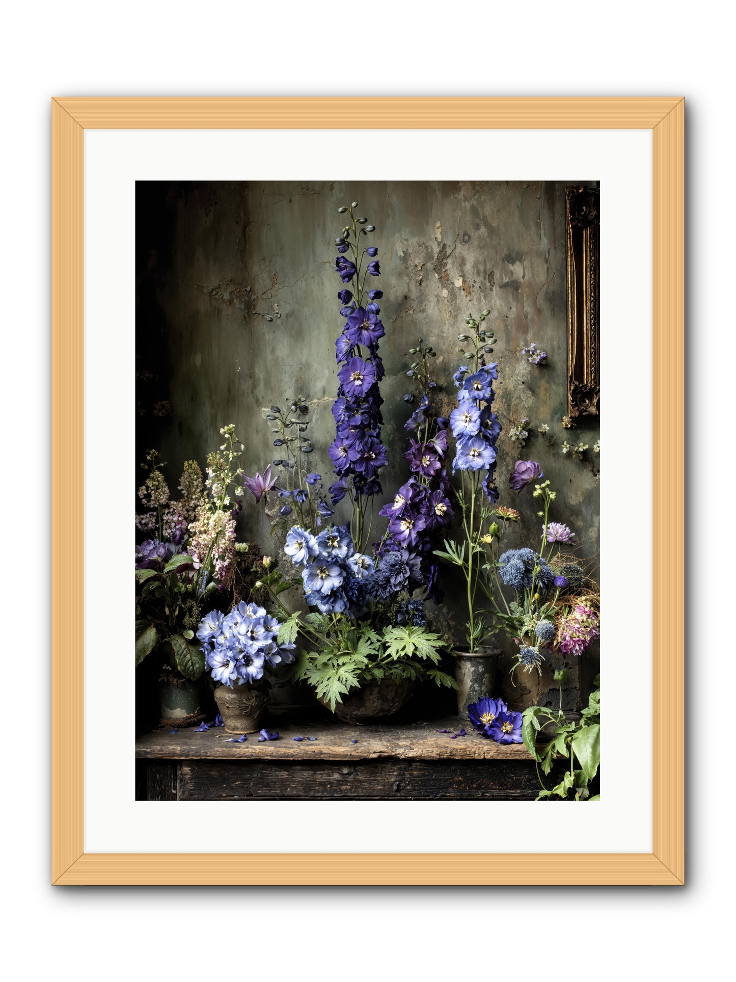 The Unending Horizon -- Framed Print - Natural 18x24