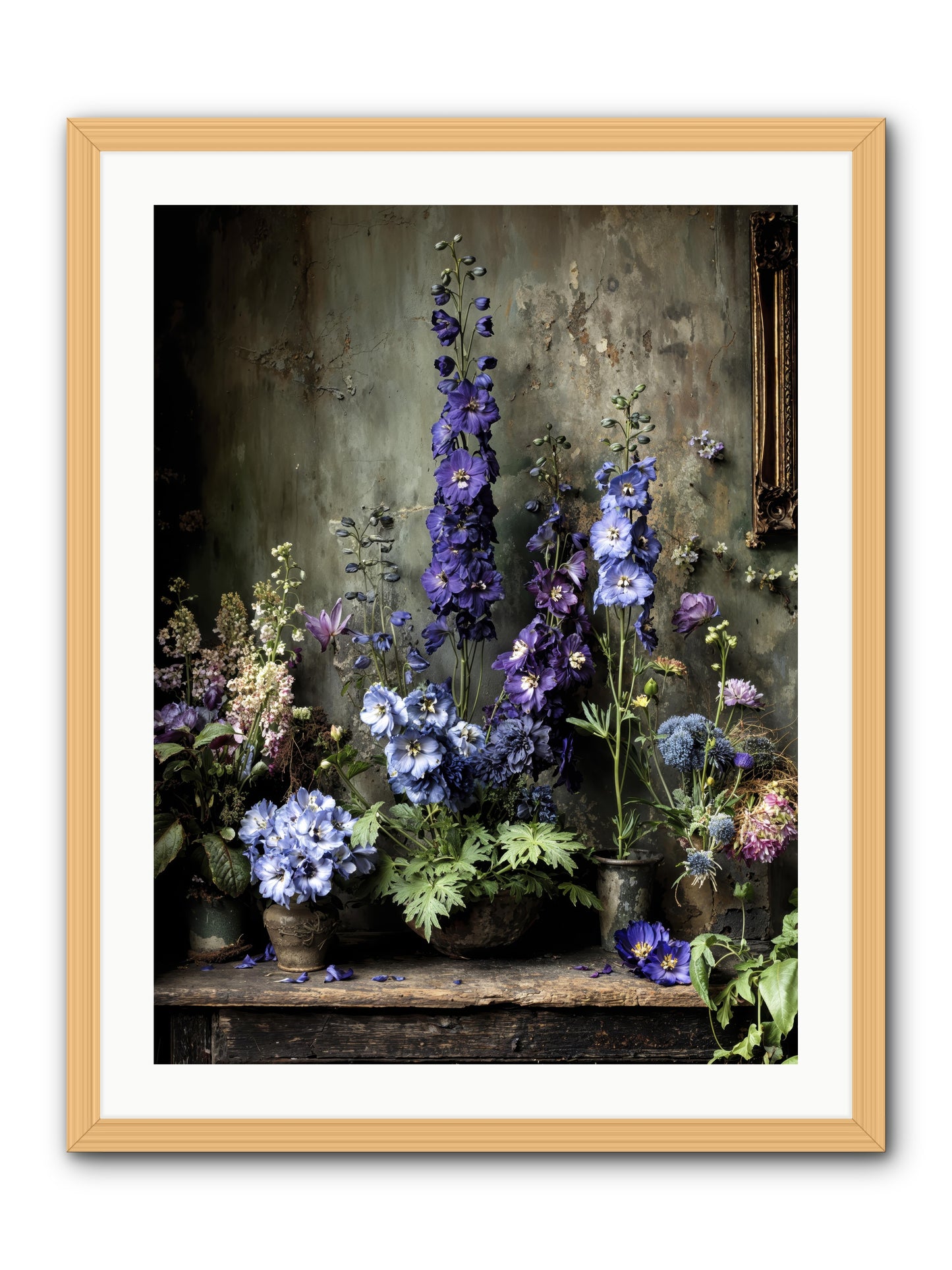 The Unending Horizon -- Framed Print - Natural 24x32