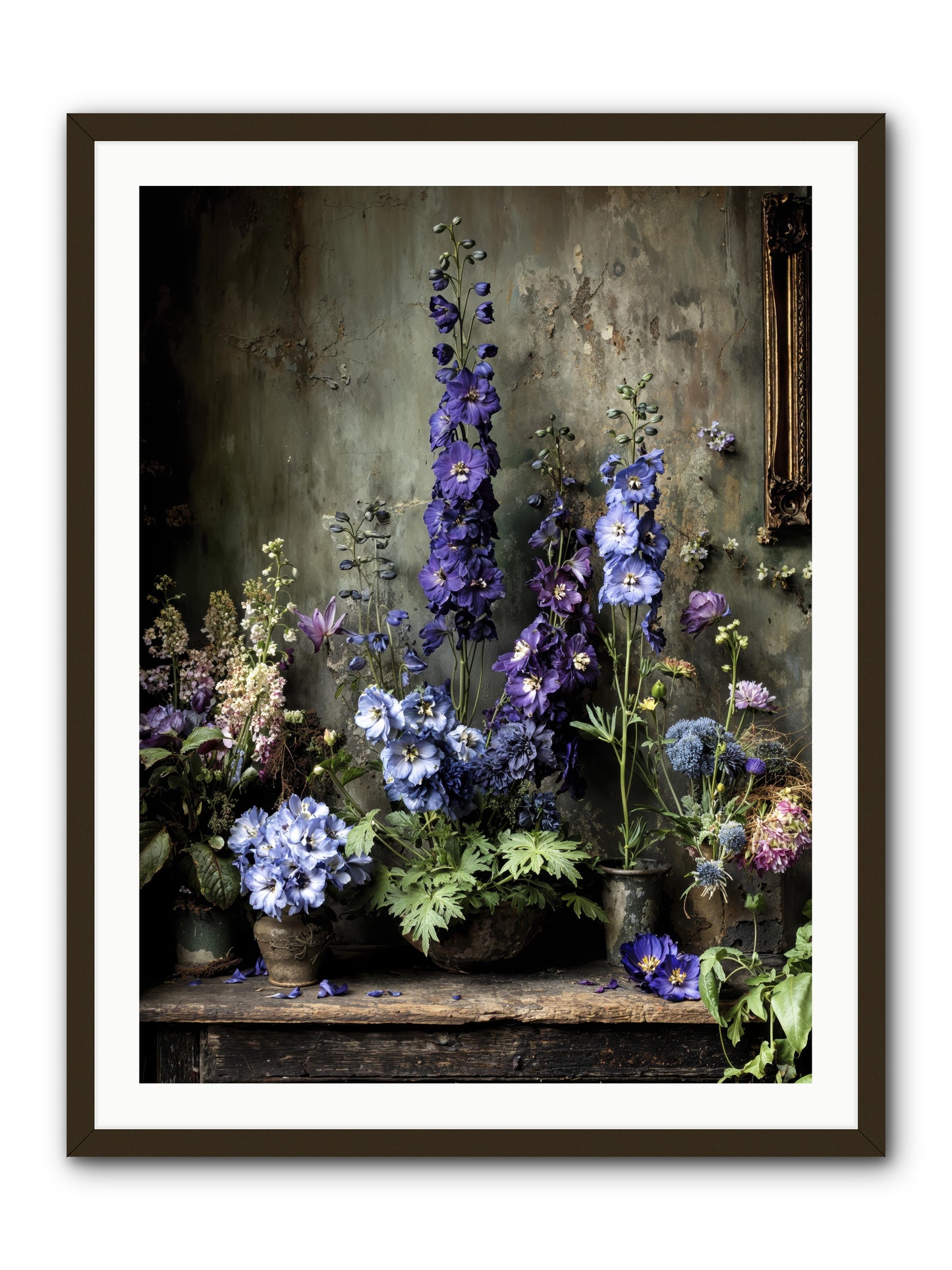 The Unending Horizon -- Framed Print - Black 30x40