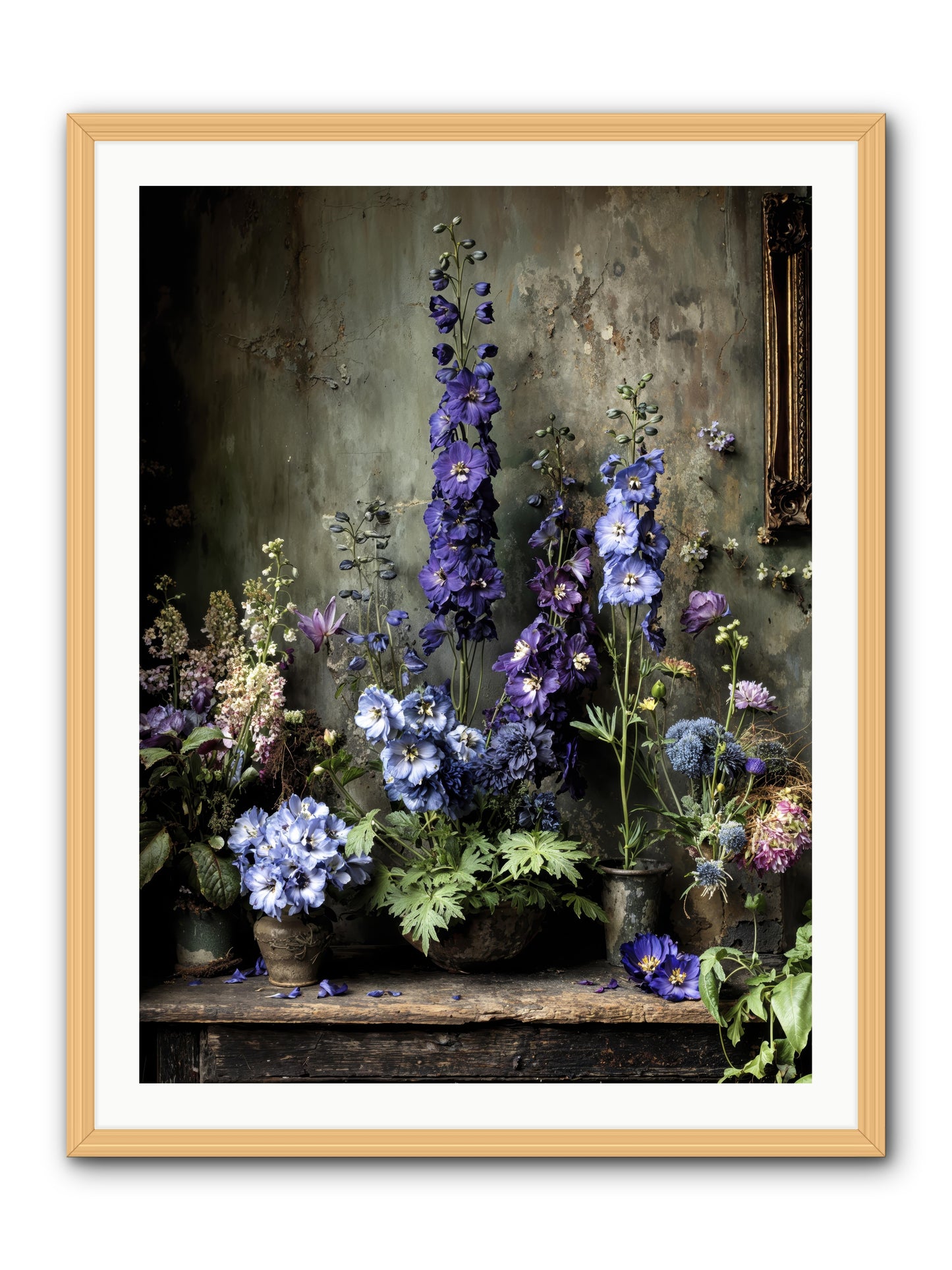 The Unending Horizon -- Framed Print - Natural 30x40