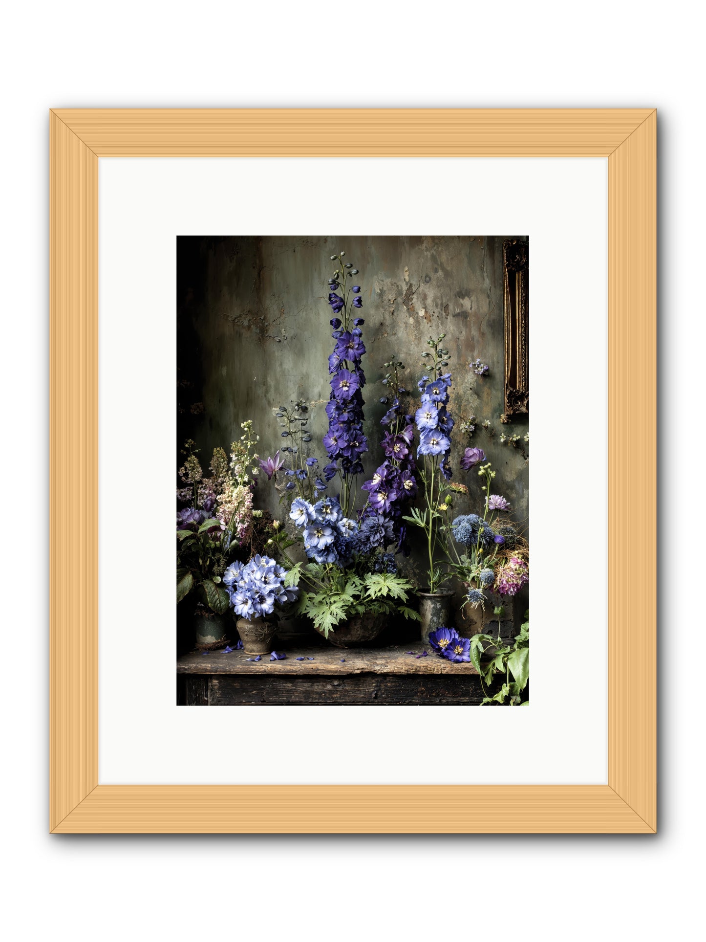The Unending Horizon -- Framed Print - Natural 9x12