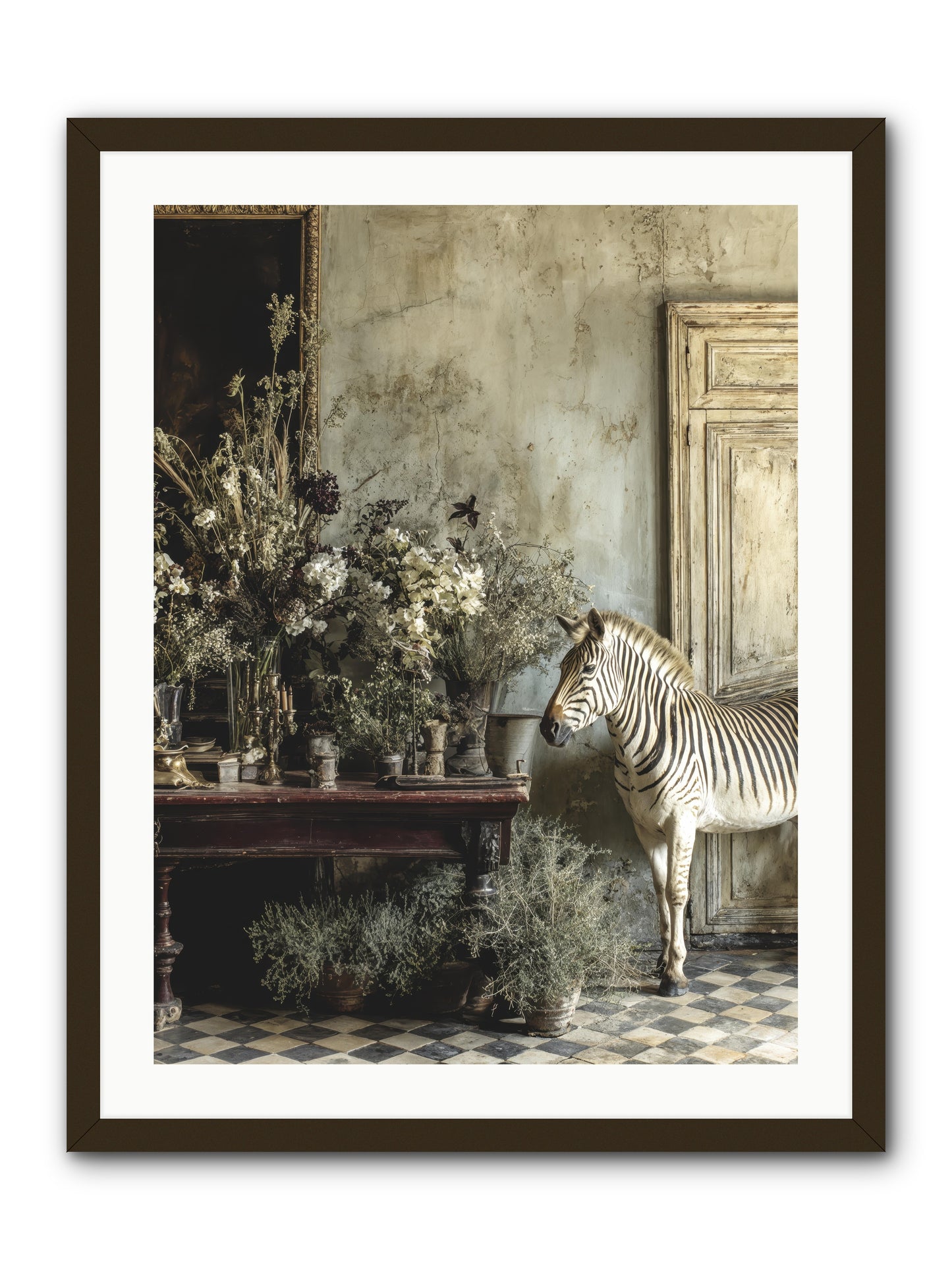 The Unending Prairie -- Framed Print - Black 24x32