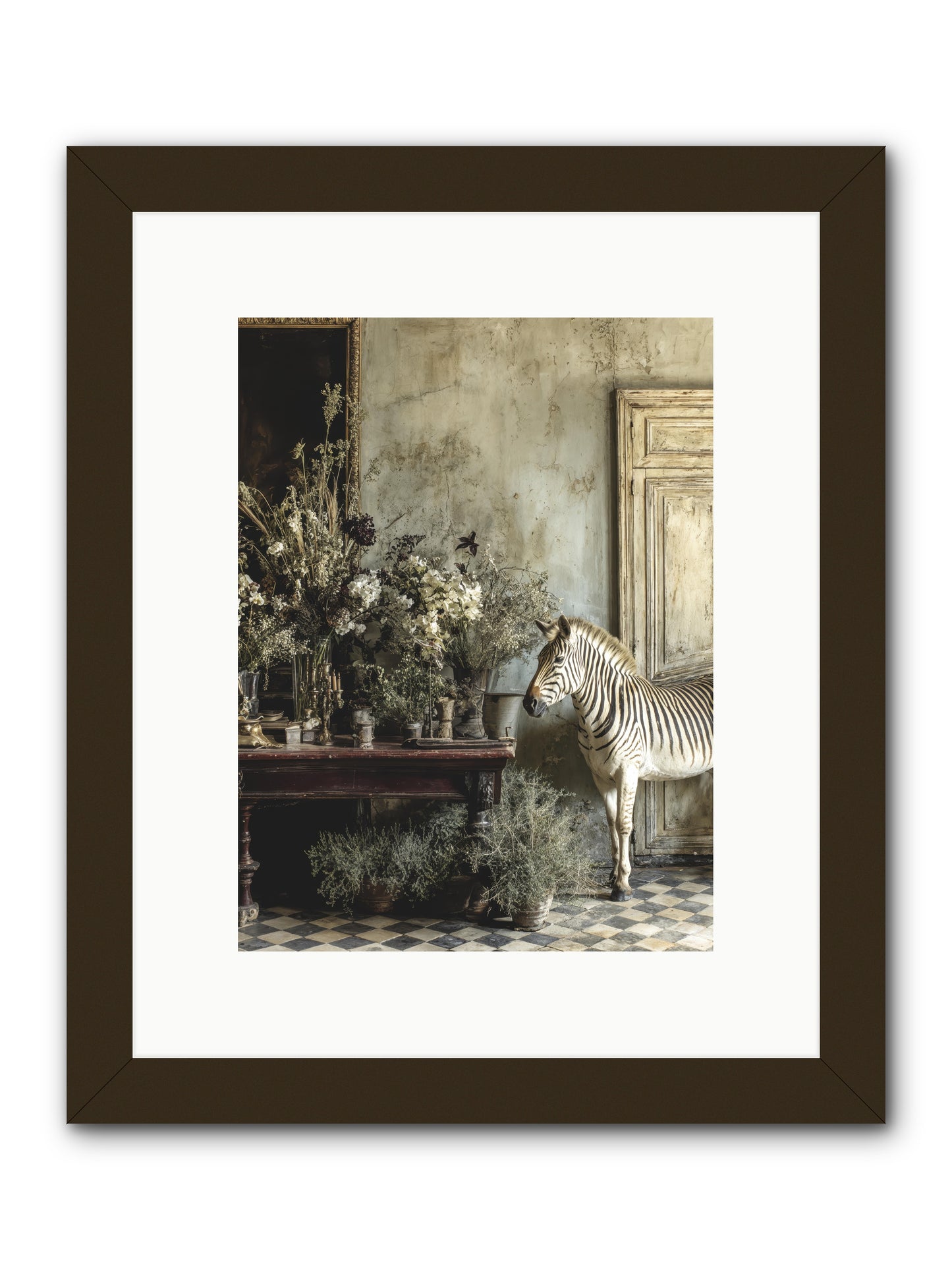 The Unending Prairie -- Framed Print - Black 9x12