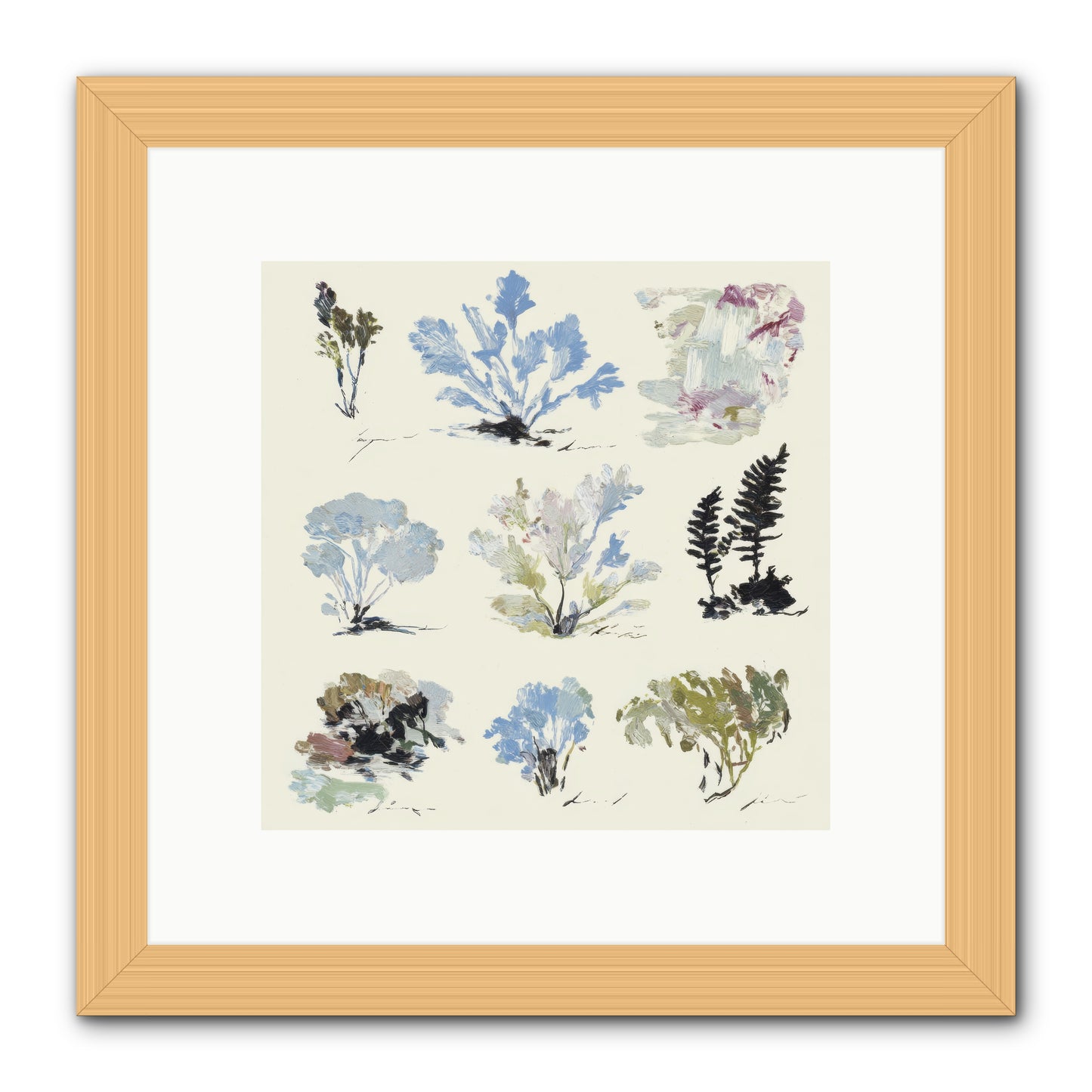 The Unfurling Chronicles No.1 -- Framed Print - Natural 10x10
