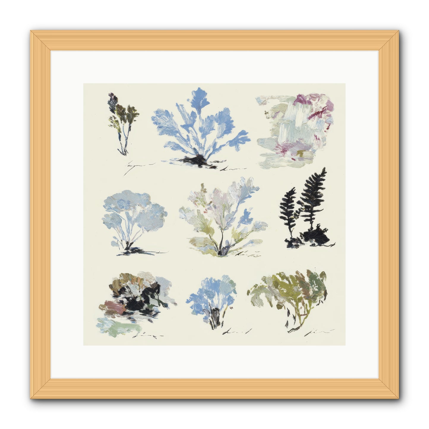 The Unfurling Chronicles No.1 -- Framed Print - Natural 16x16