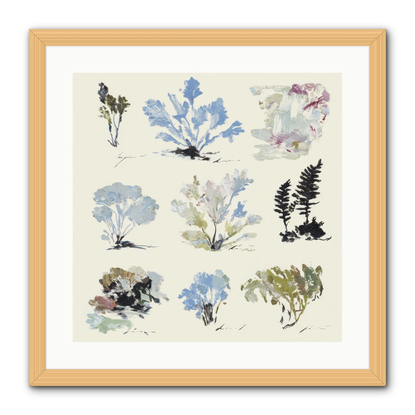 The Unfurling Chronicles No.1 -- Framed Print - Natural 20x20