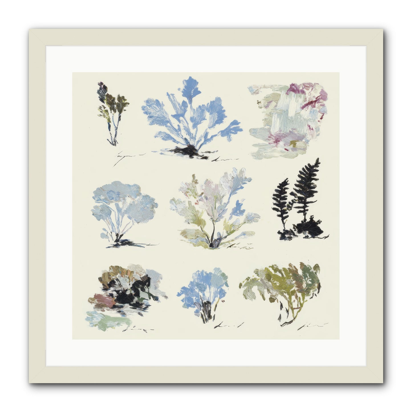 The Unfurling Chronicles No.1 -- Framed Print - White 20x20