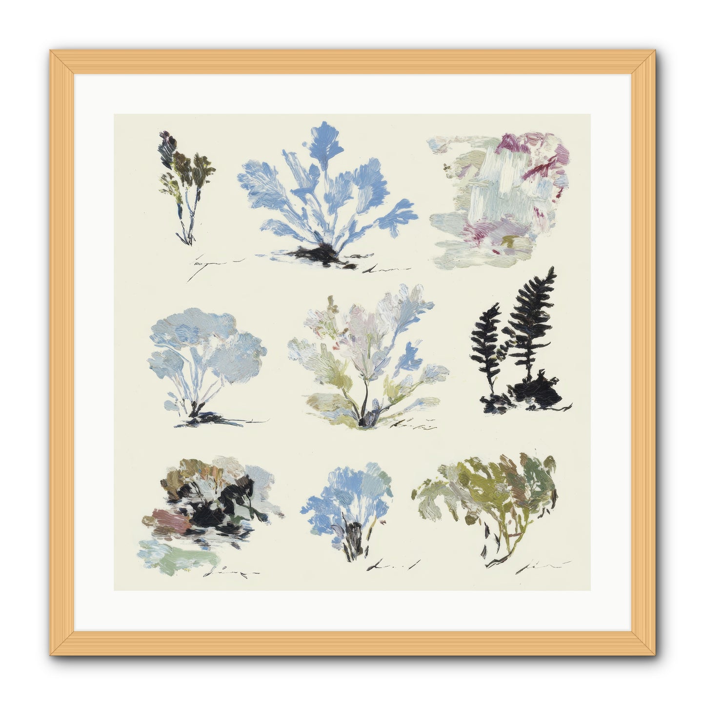 The Unfurling Chronicles No.1 -- Framed Print - Natural 24x24