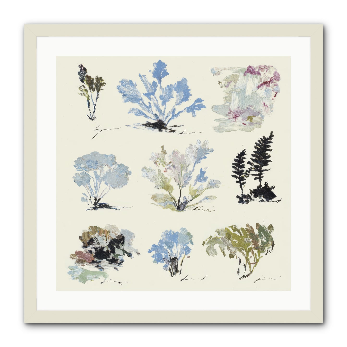 The Unfurling Chronicles No.1 -- Framed Print - White 24x24