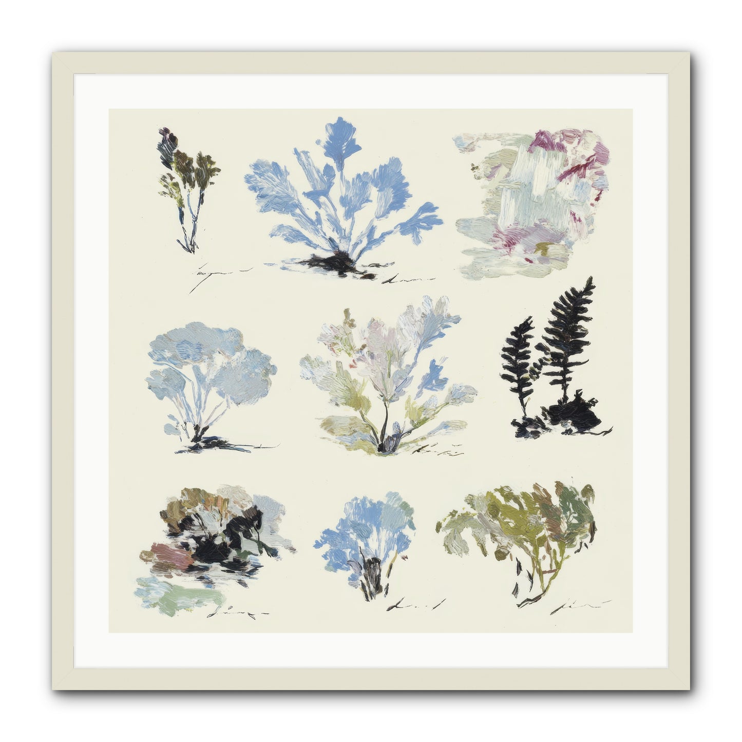 The Unfurling Chronicles No.1 -- Framed Print - White 30x30