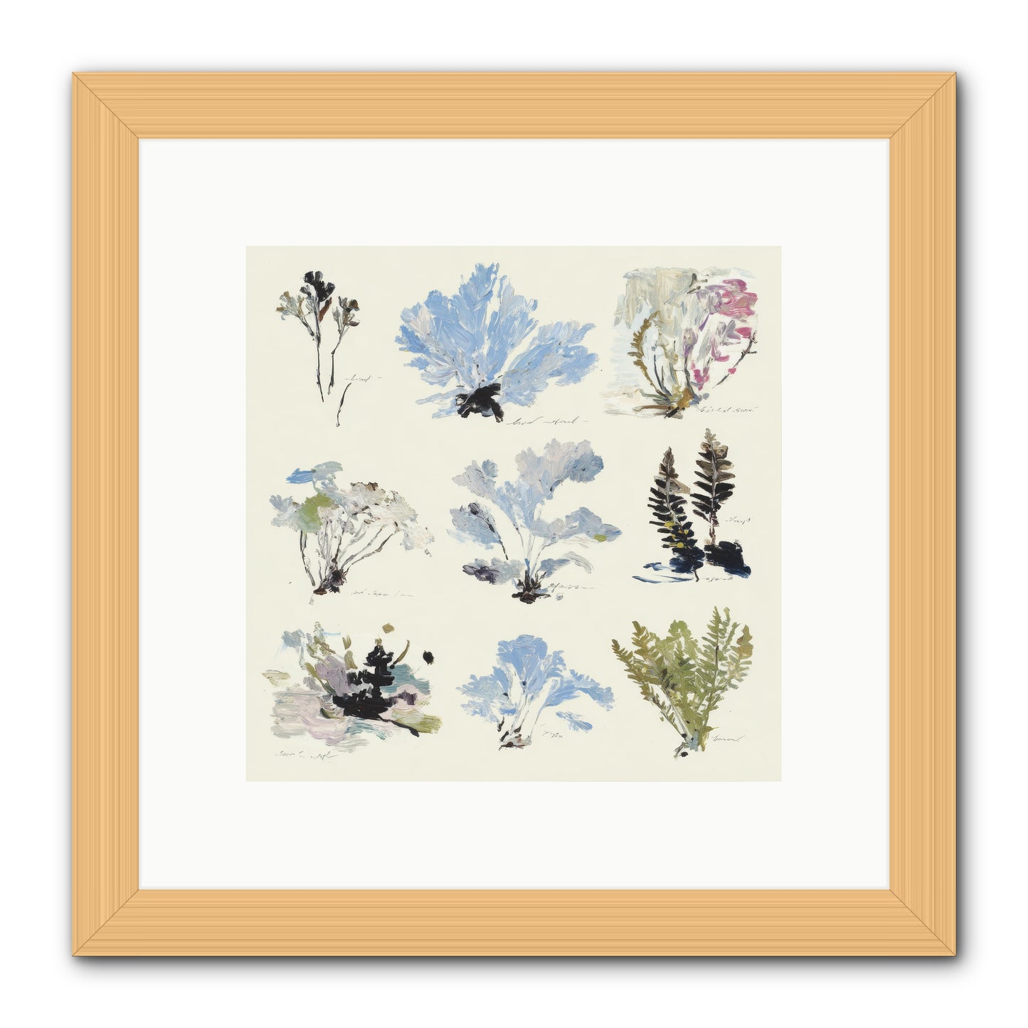 The Unfurling Chronicles No.2 -- Framed Print - Natural 10x10
