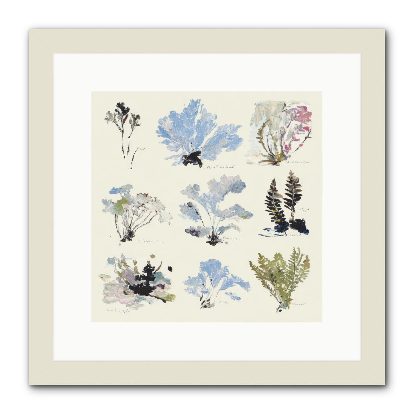 The Unfurling Chronicles No.2 -- Framed Print - White 12x12