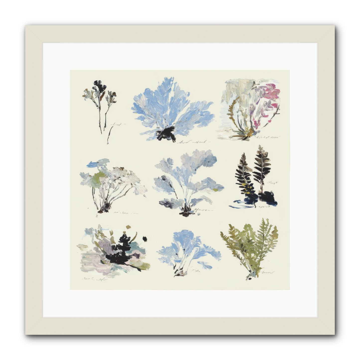 The Unfurling Chronicles No.2 -- Framed Print - White 16x16