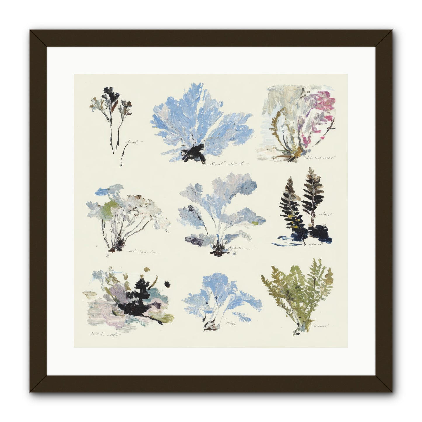 The Unfurling Chronicles No.2 -- Framed Print - Black 20x20