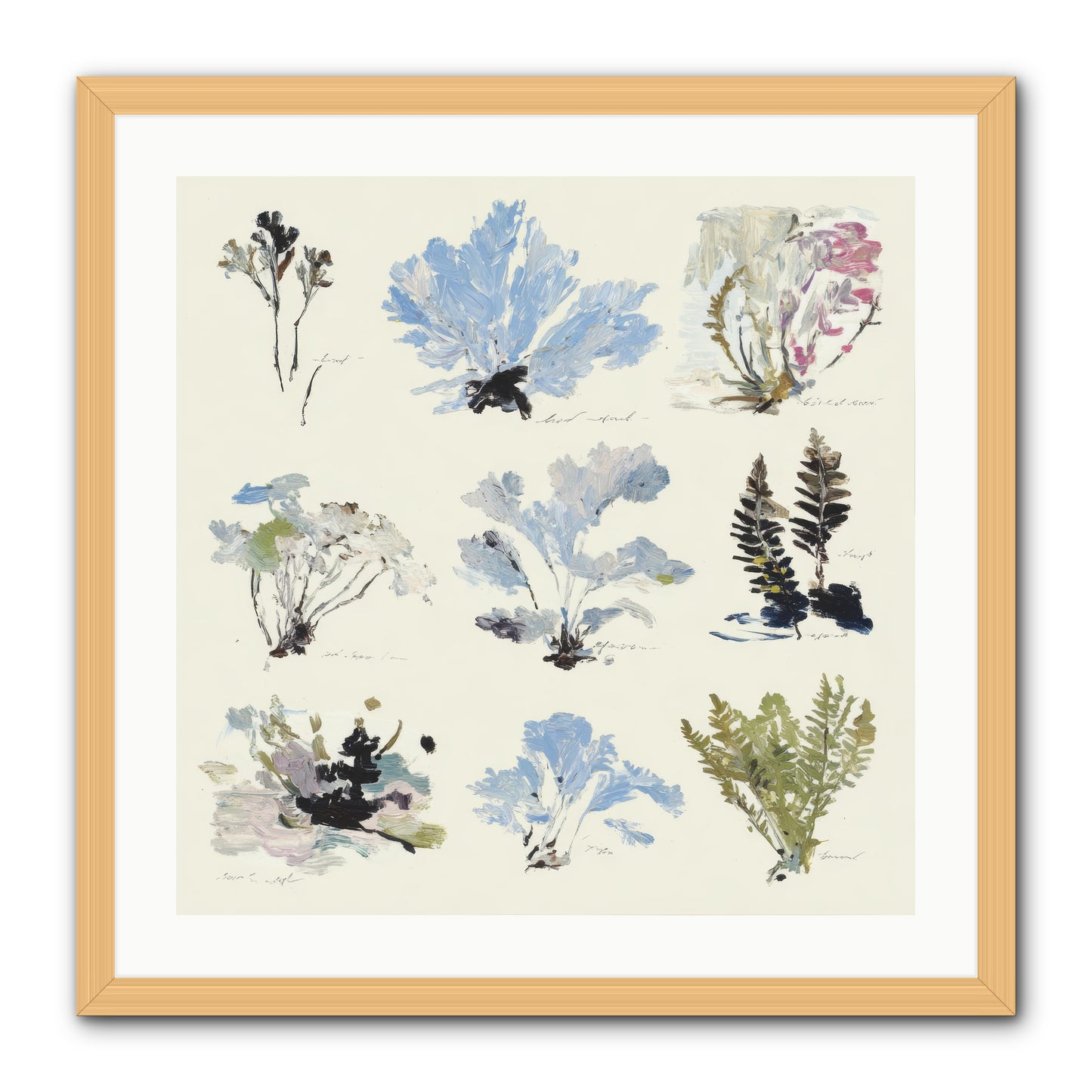 The Unfurling Chronicles No.2 -- Framed Print - Natural 24x24