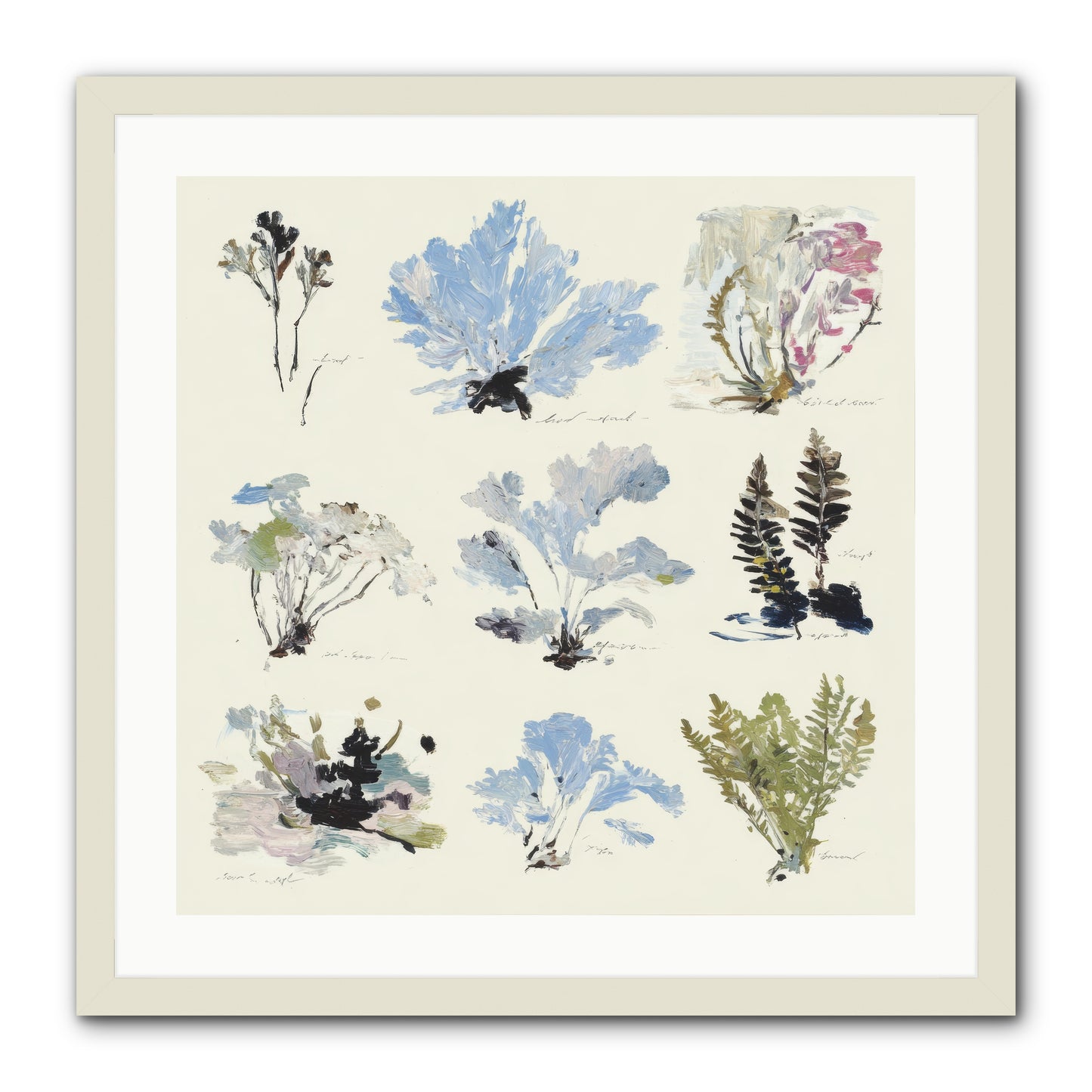 The Unfurling Chronicles No.2 -- Framed Print - White 24x24