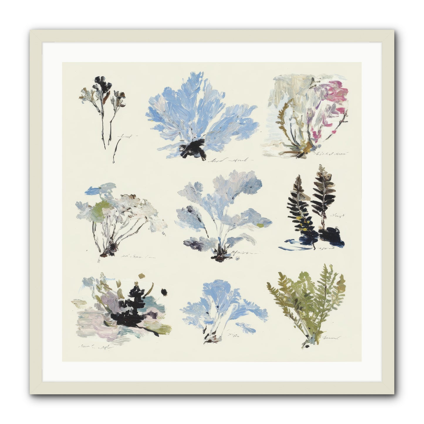 The Unfurling Chronicles No.2 -- Framed Print - White 30x30