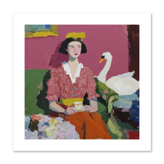 The Unlikely Guest -- Paper Print 10x10