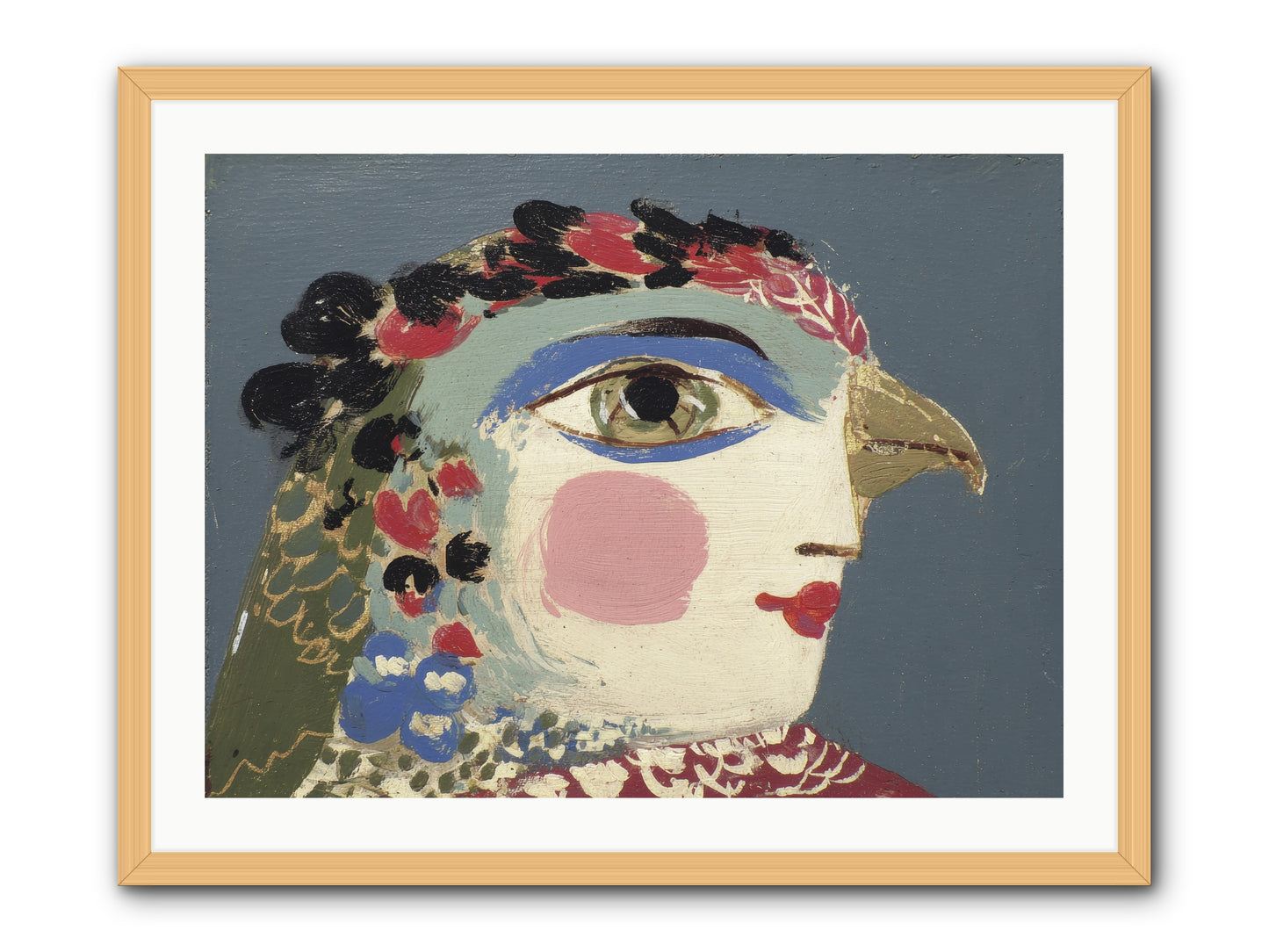 The Unpublished Weekend -- Framed Print - Natural 32x24