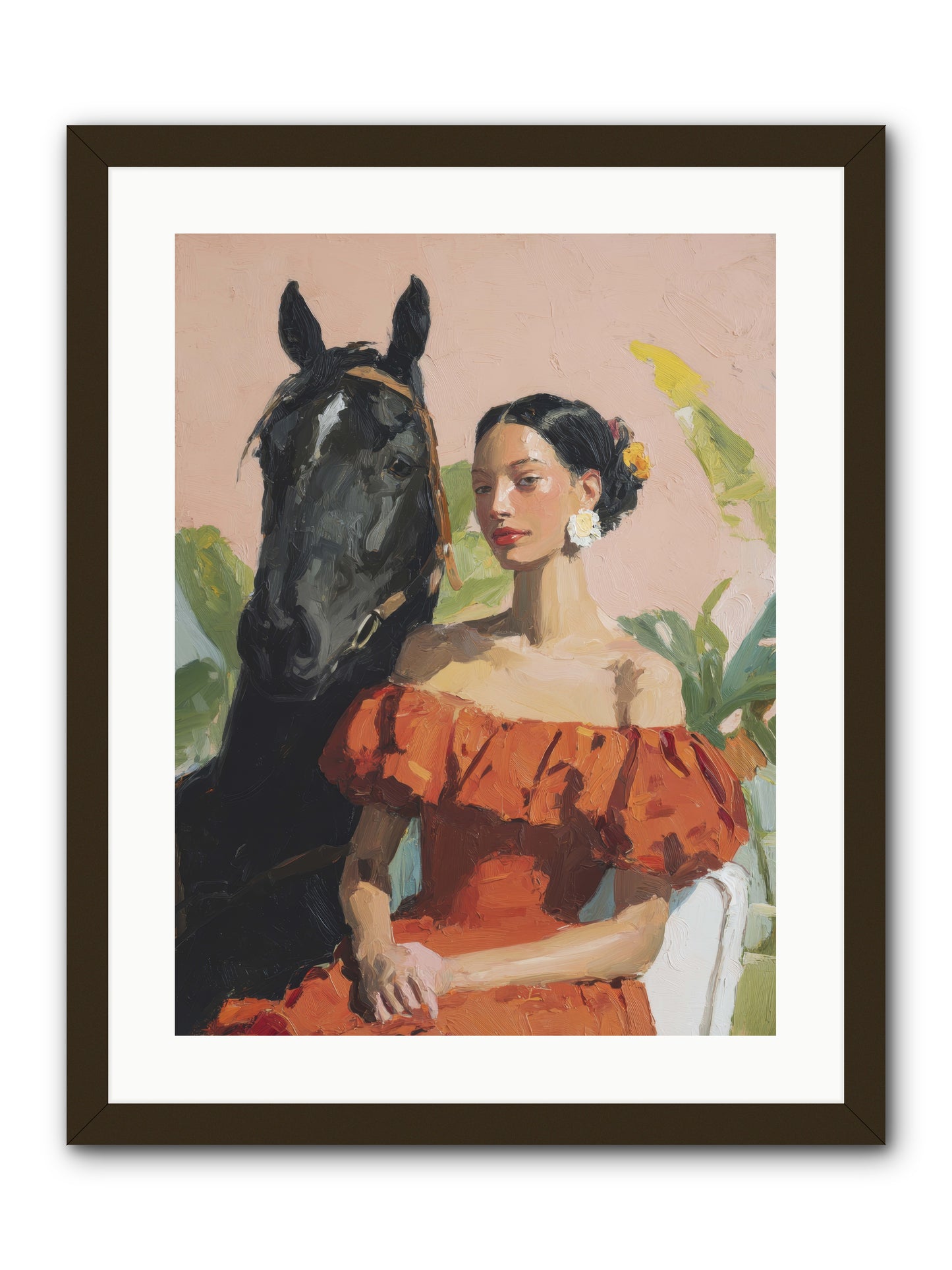 The Unraveling of Distance -- Framed Print - Black 18x24