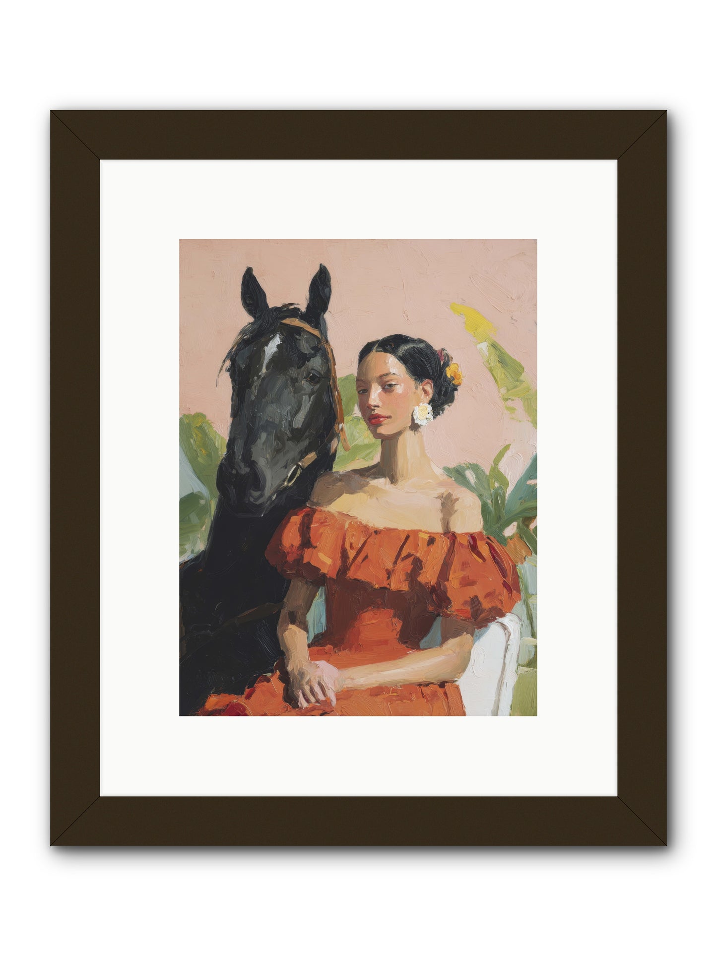 The Unraveling of Distance -- Framed Print - Black 9x12