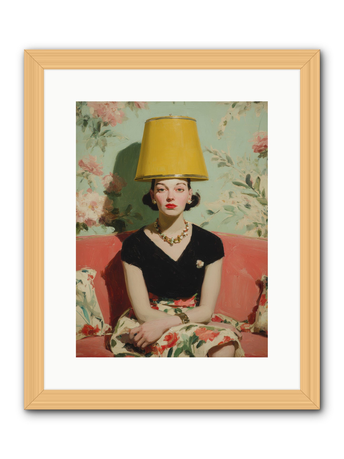 The Velvet Archive -- Framed Print - Natural 12x16