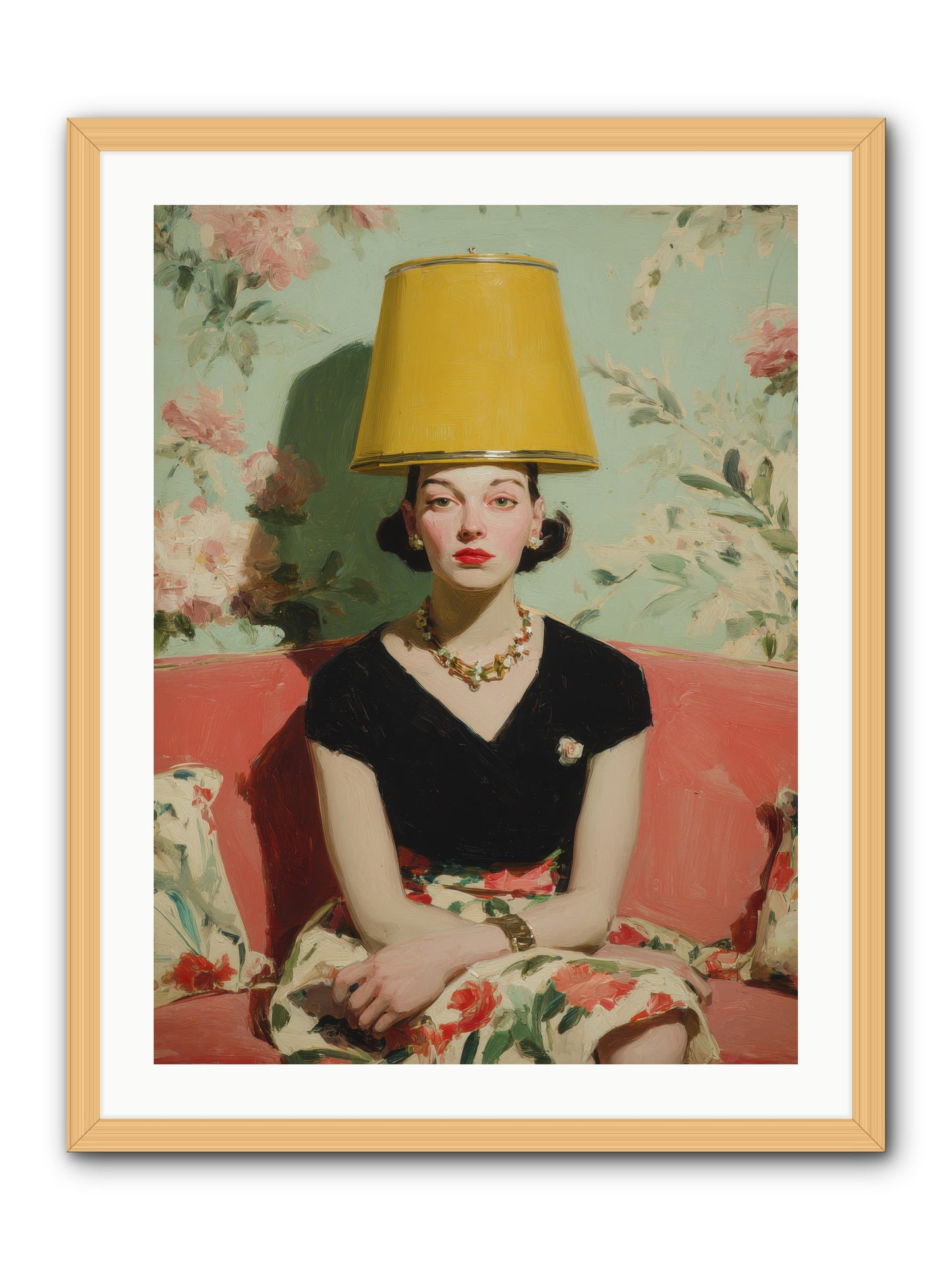 The Velvet Archive -- Framed Print - Natural 24x32