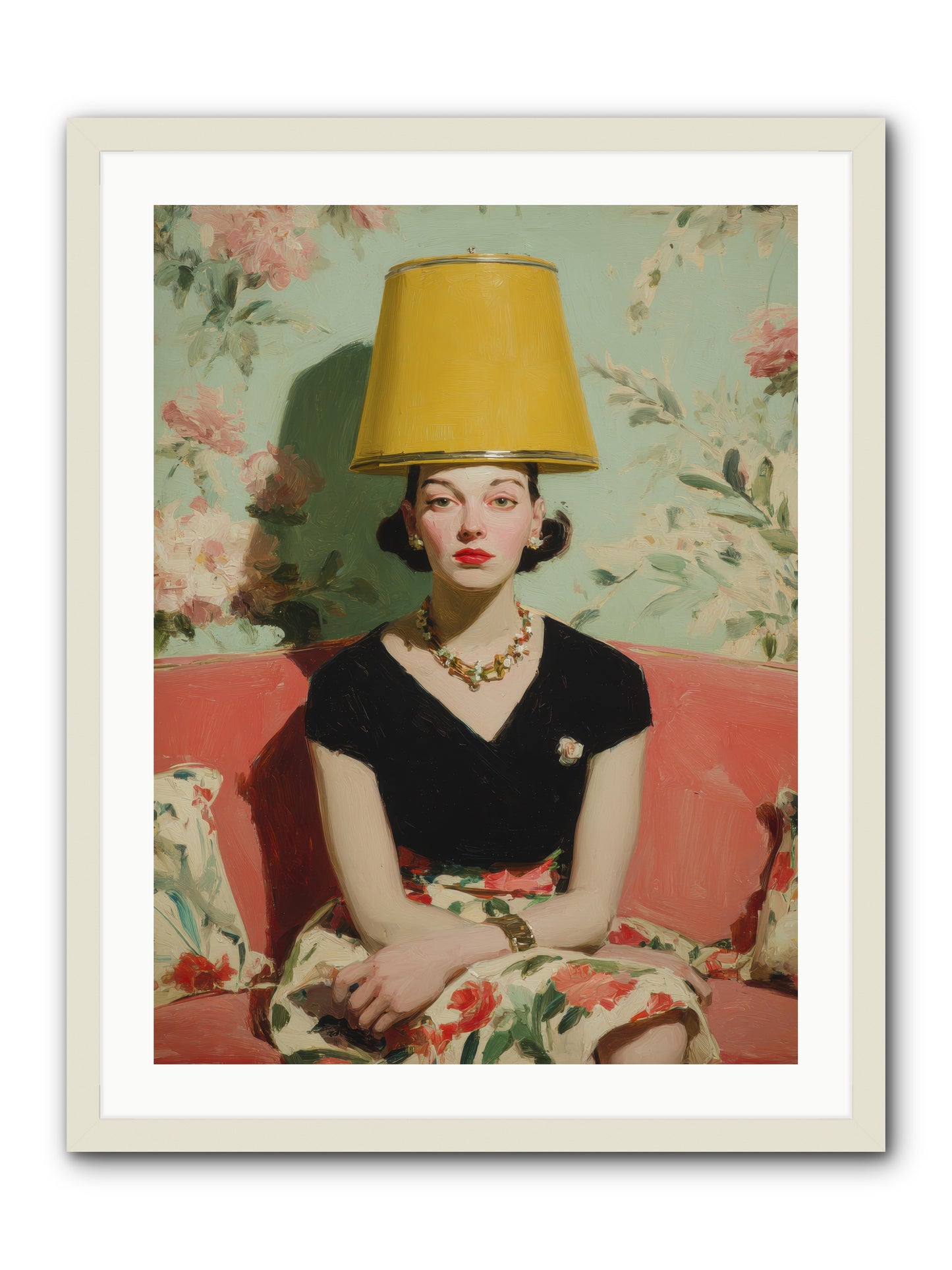 The Velvet Archive -- Framed Print - White 24x32